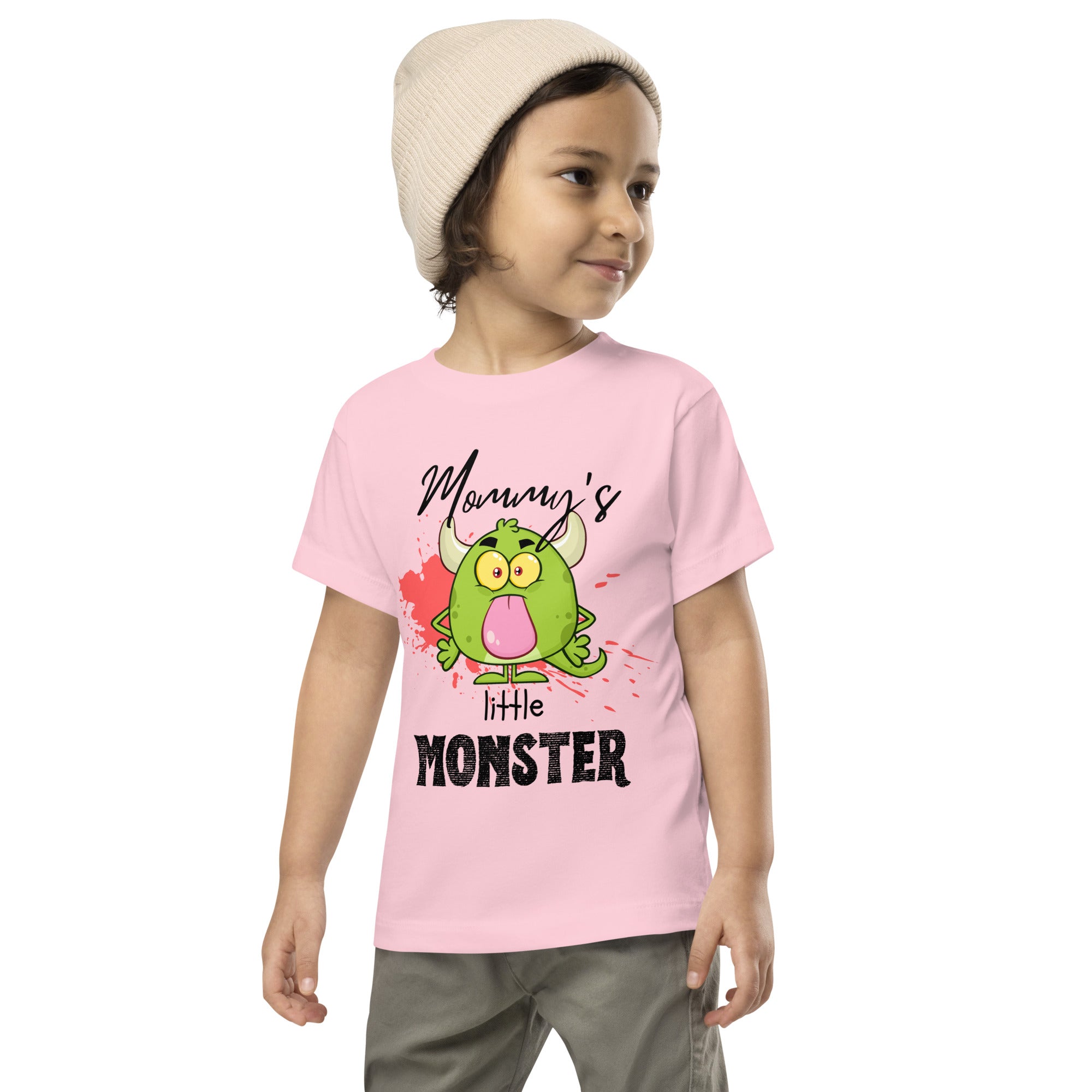 Camiseta de manga corta para niños pequeños - Little Monster (Colores)