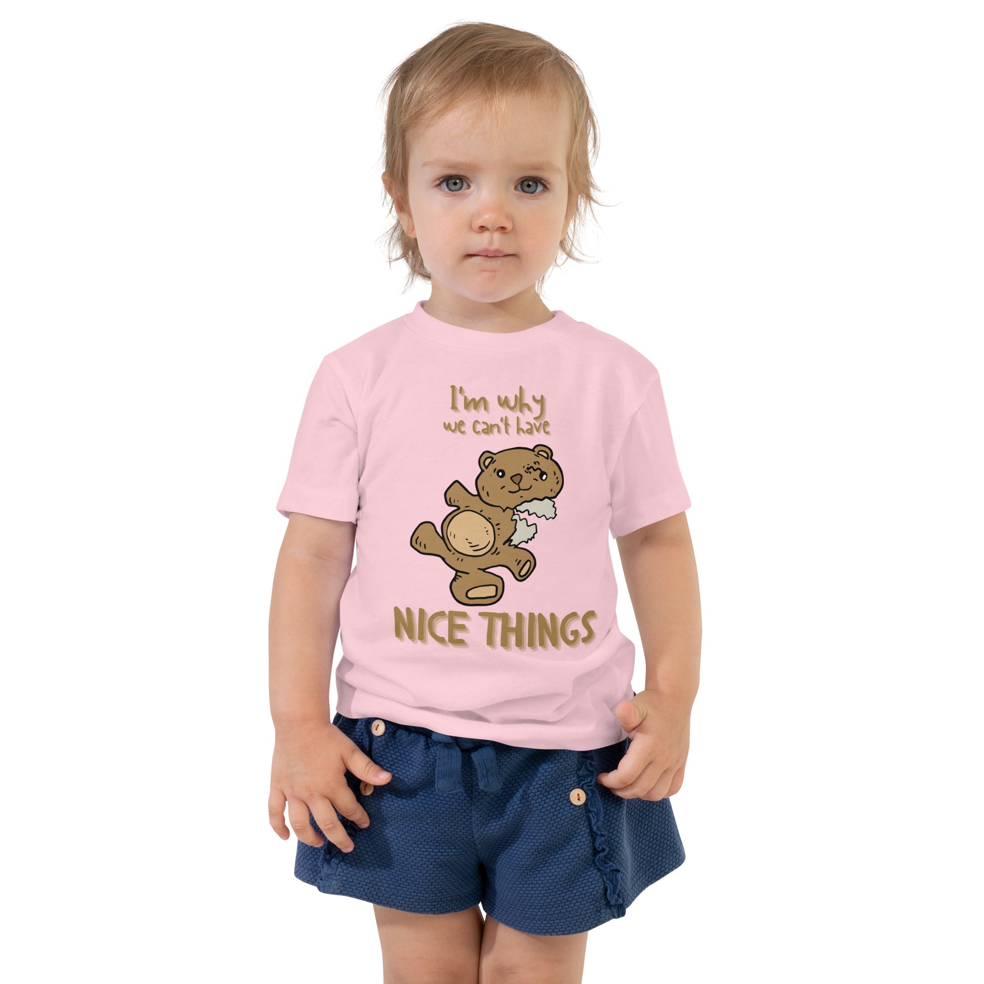 Camiseta de manga corta para niños pequeños - Nice Things (Colores)