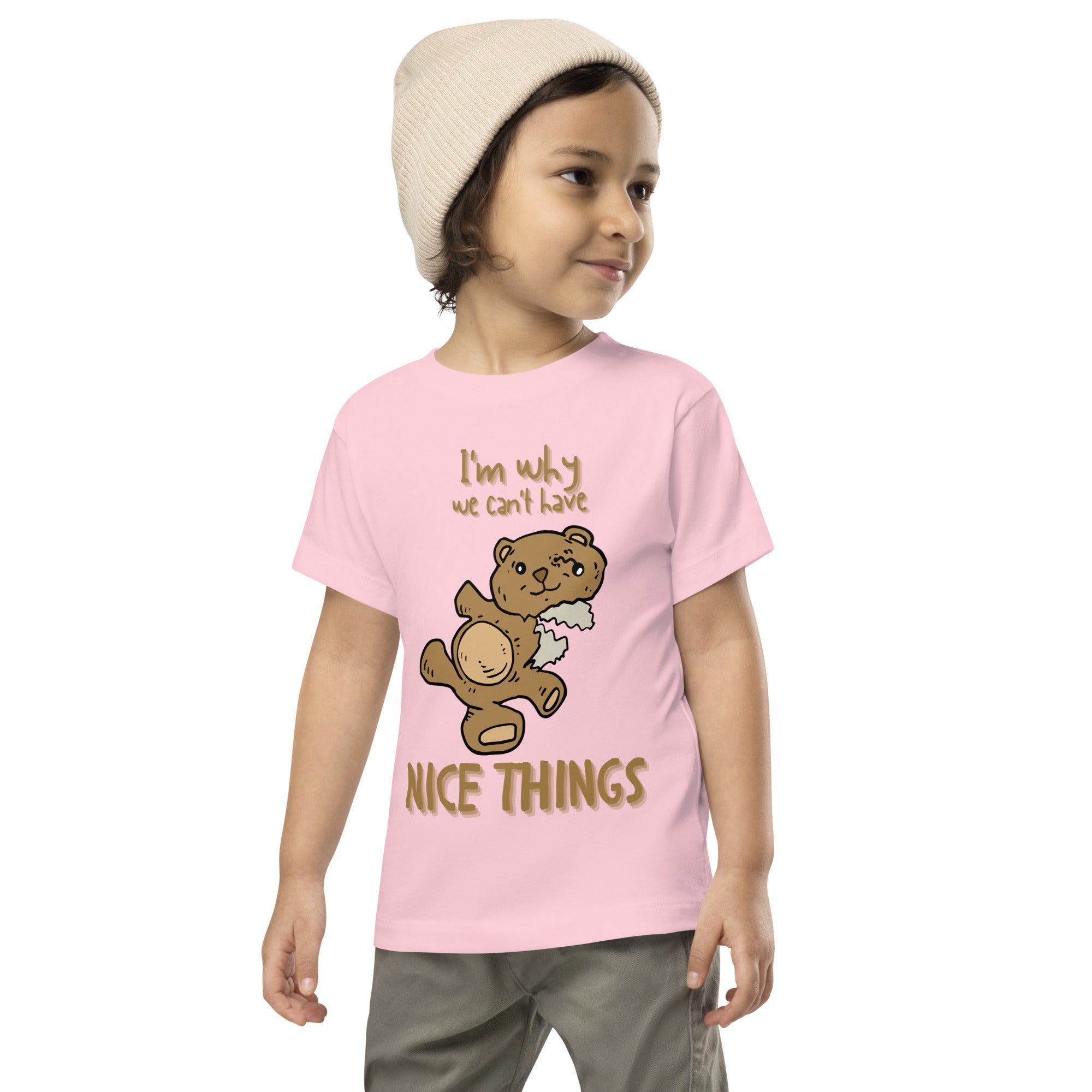 Camiseta de manga corta para niños pequeños - Nice Things (Colores)