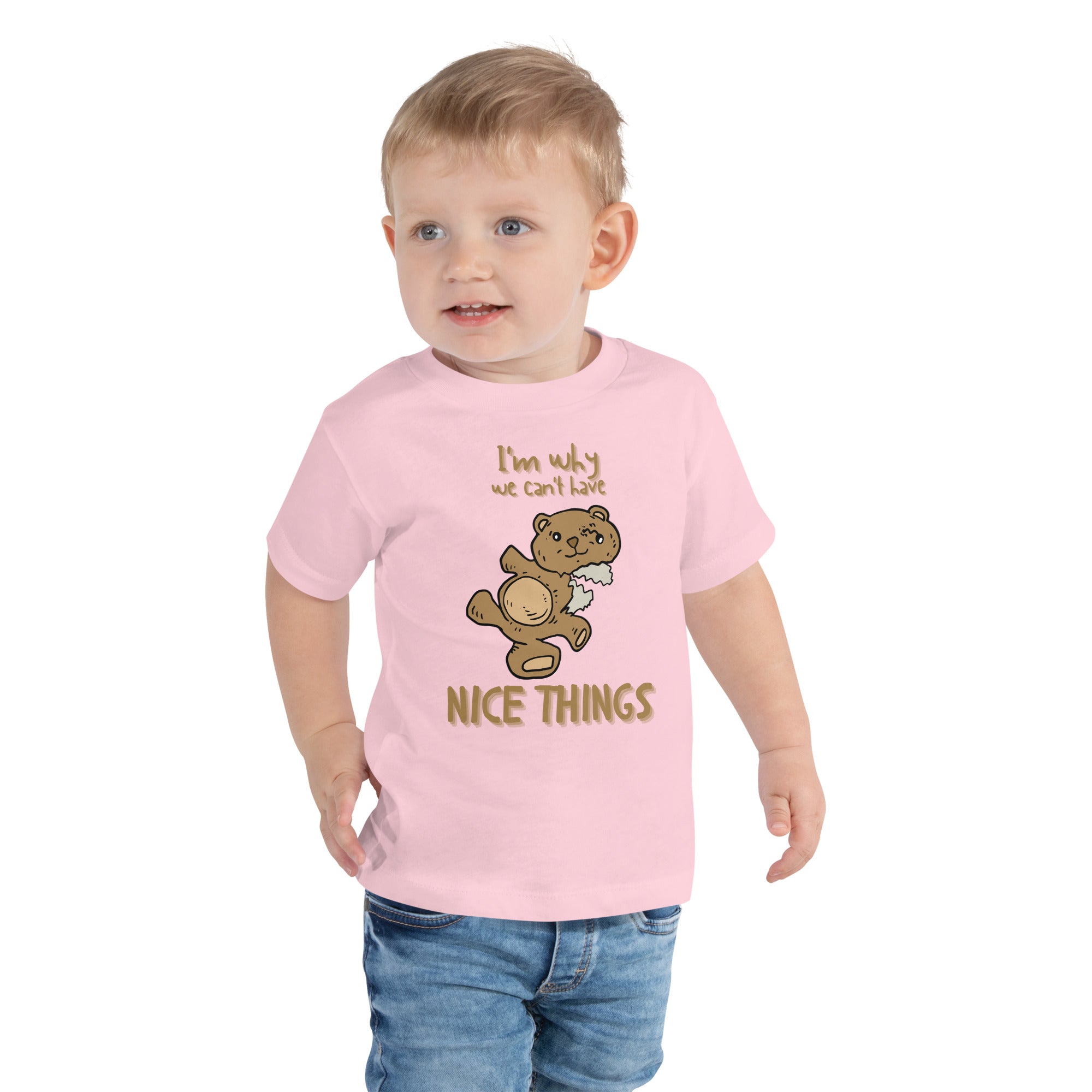 Camiseta de manga corta para niños pequeños - Nice Things (Colores)