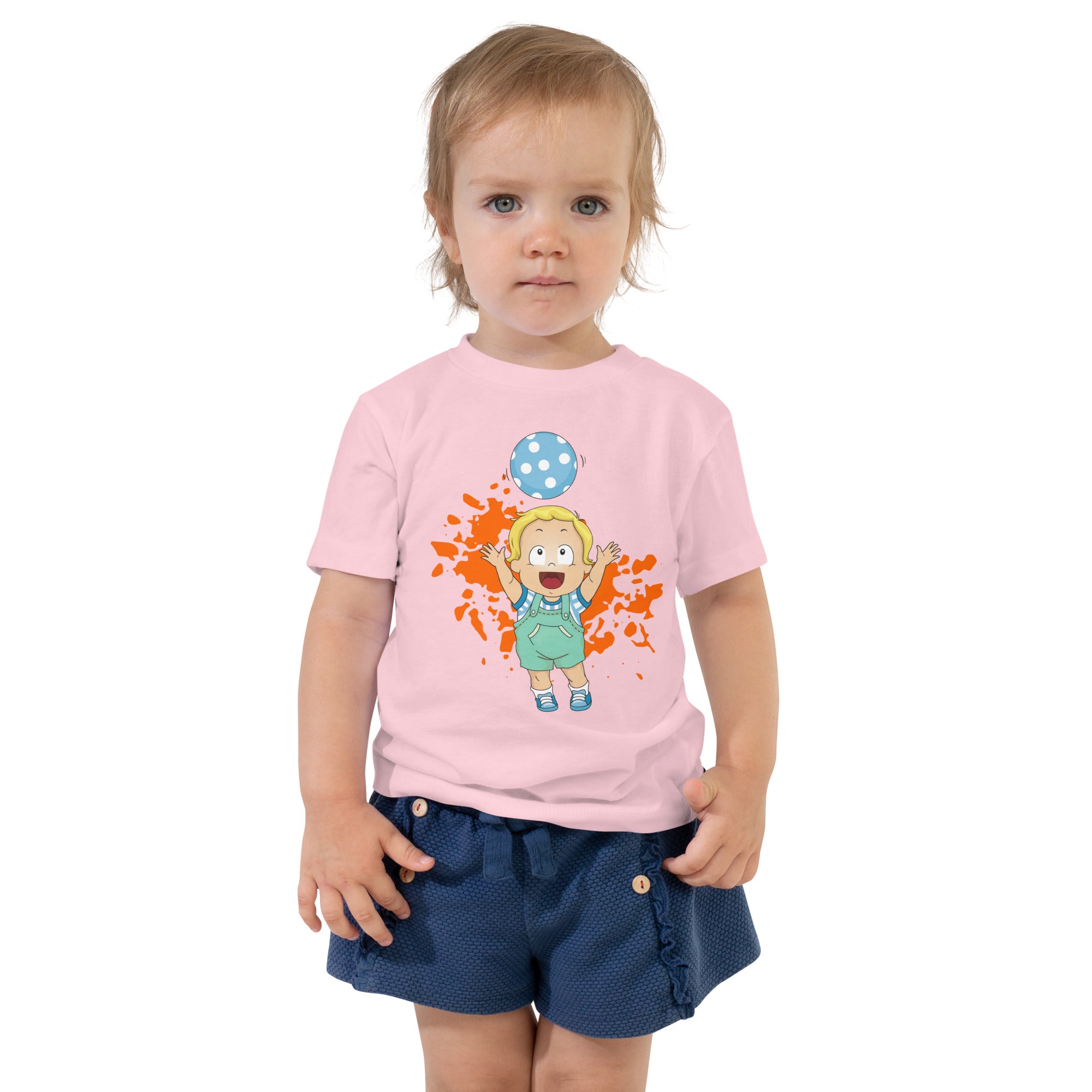 Toddler Short Sleeve Tee - Play Ball (Colors)