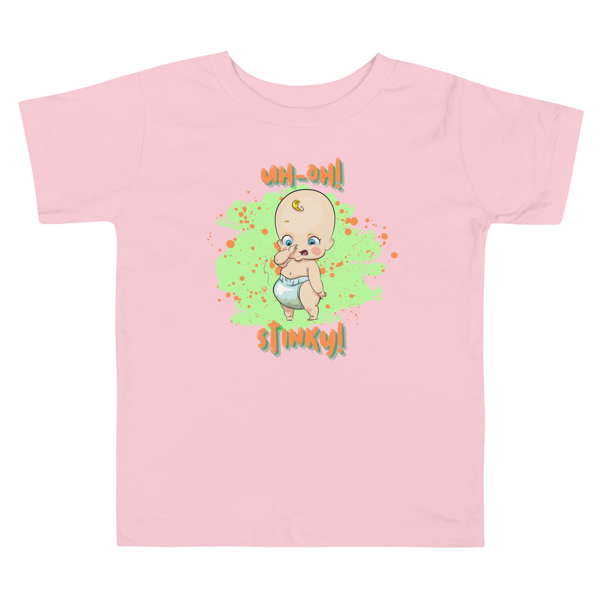 Camiseta de manga corta para niños pequeños - Stinky (Colores)