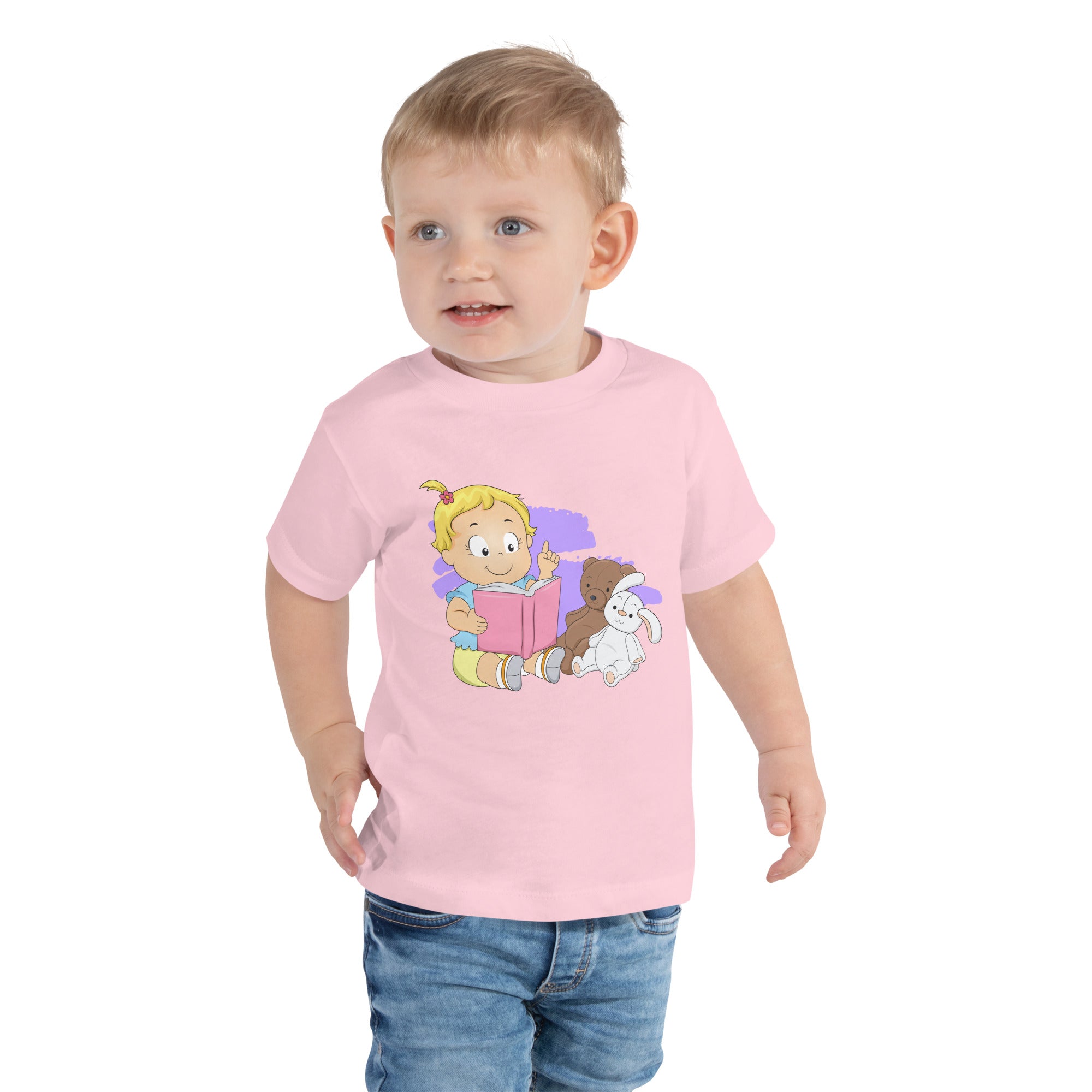 Toddler Short Sleeve Tee - Story Time (Colors)