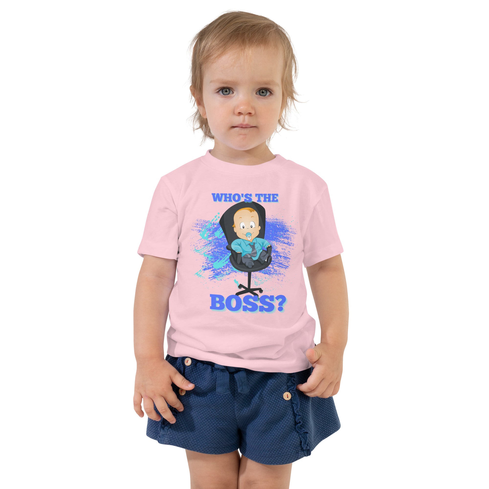 Toddler Short Sleeve Tee - The Boss (Colors)