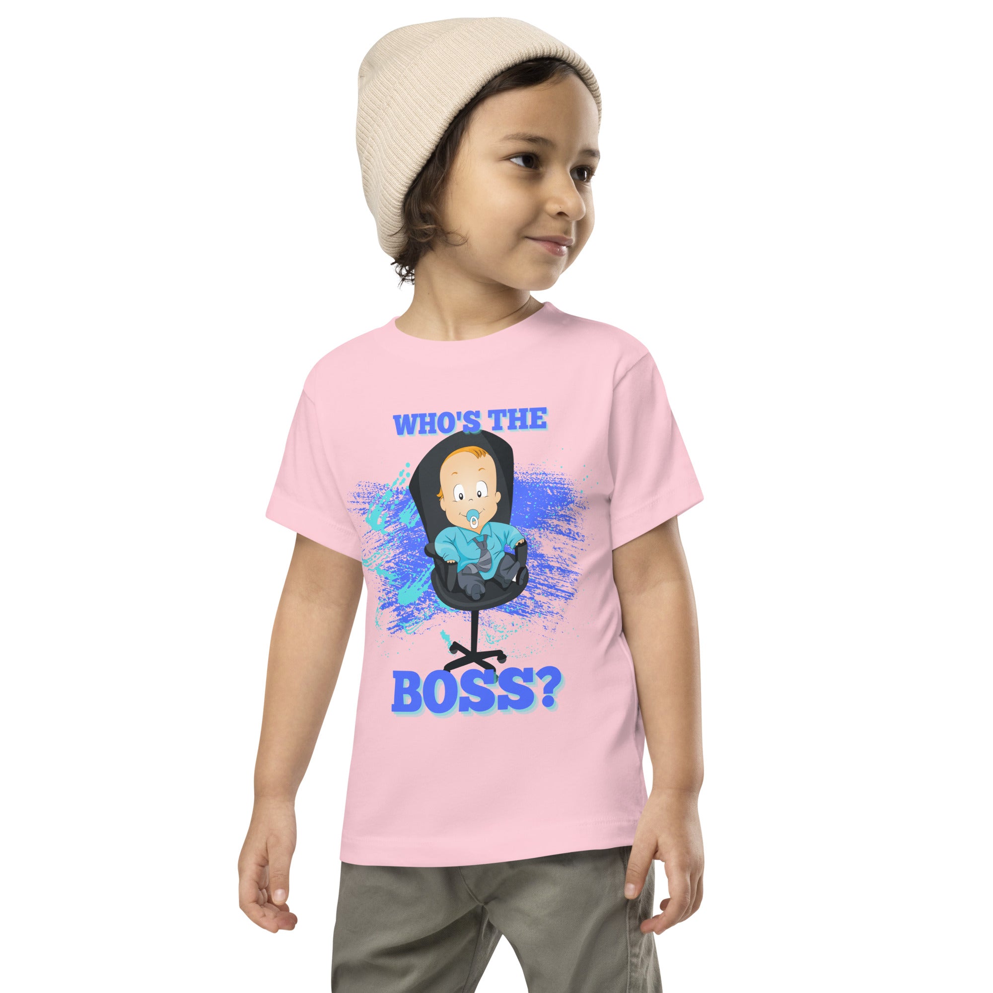 Toddler Short Sleeve Tee - The Boss (Colors)