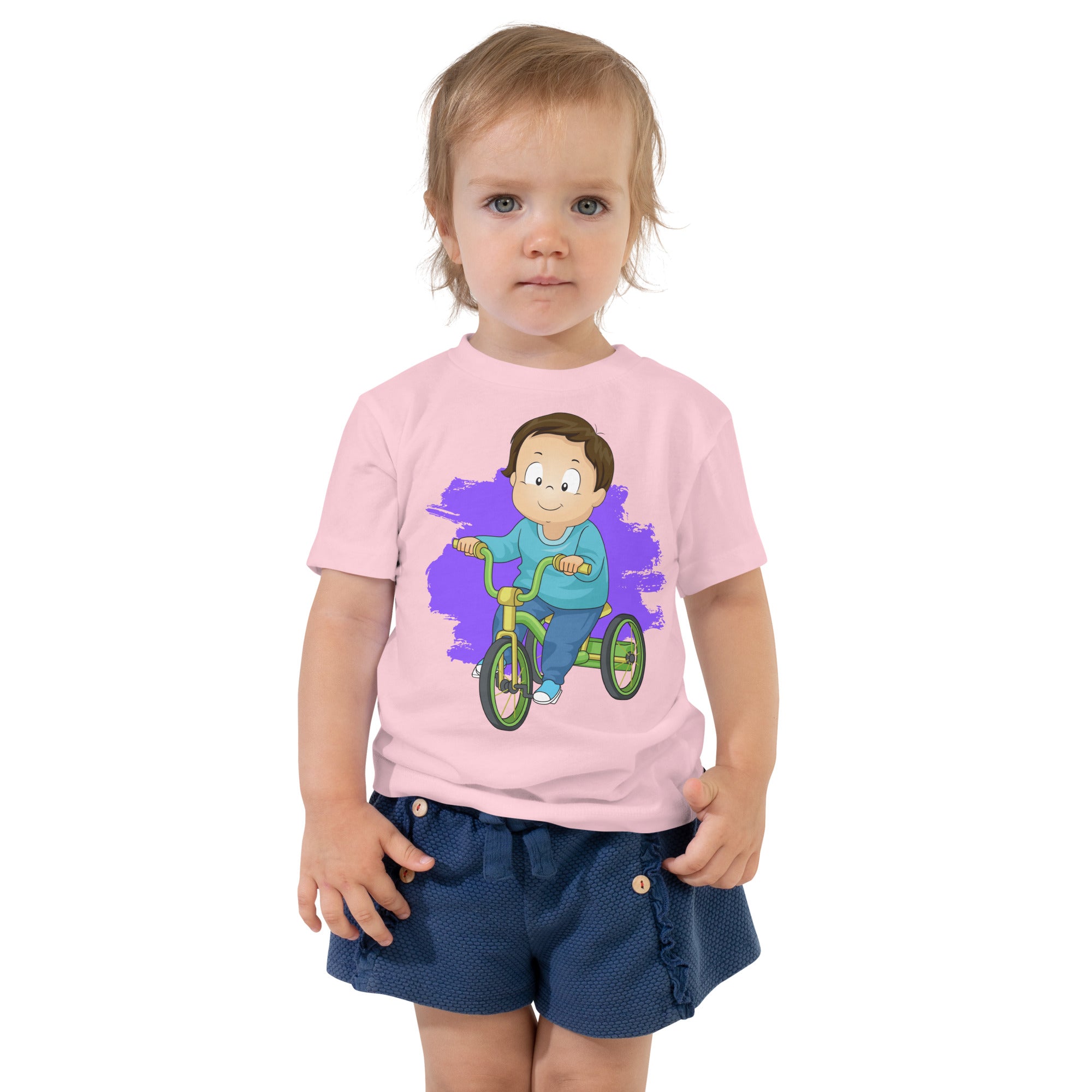 Camiseta de manga corta para niños pequeños - Trike (Colores)