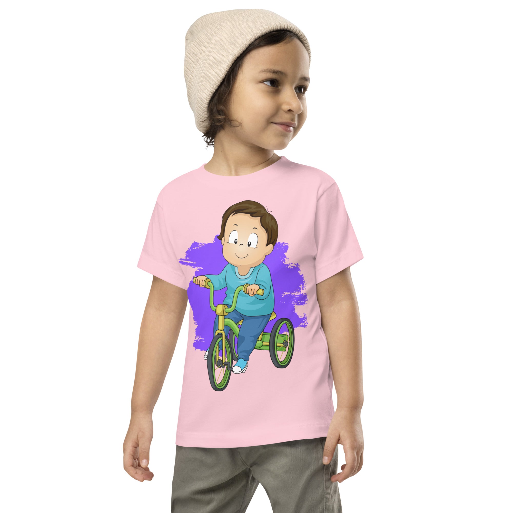 Camiseta de manga corta para niños pequeños - Trike (Colores)