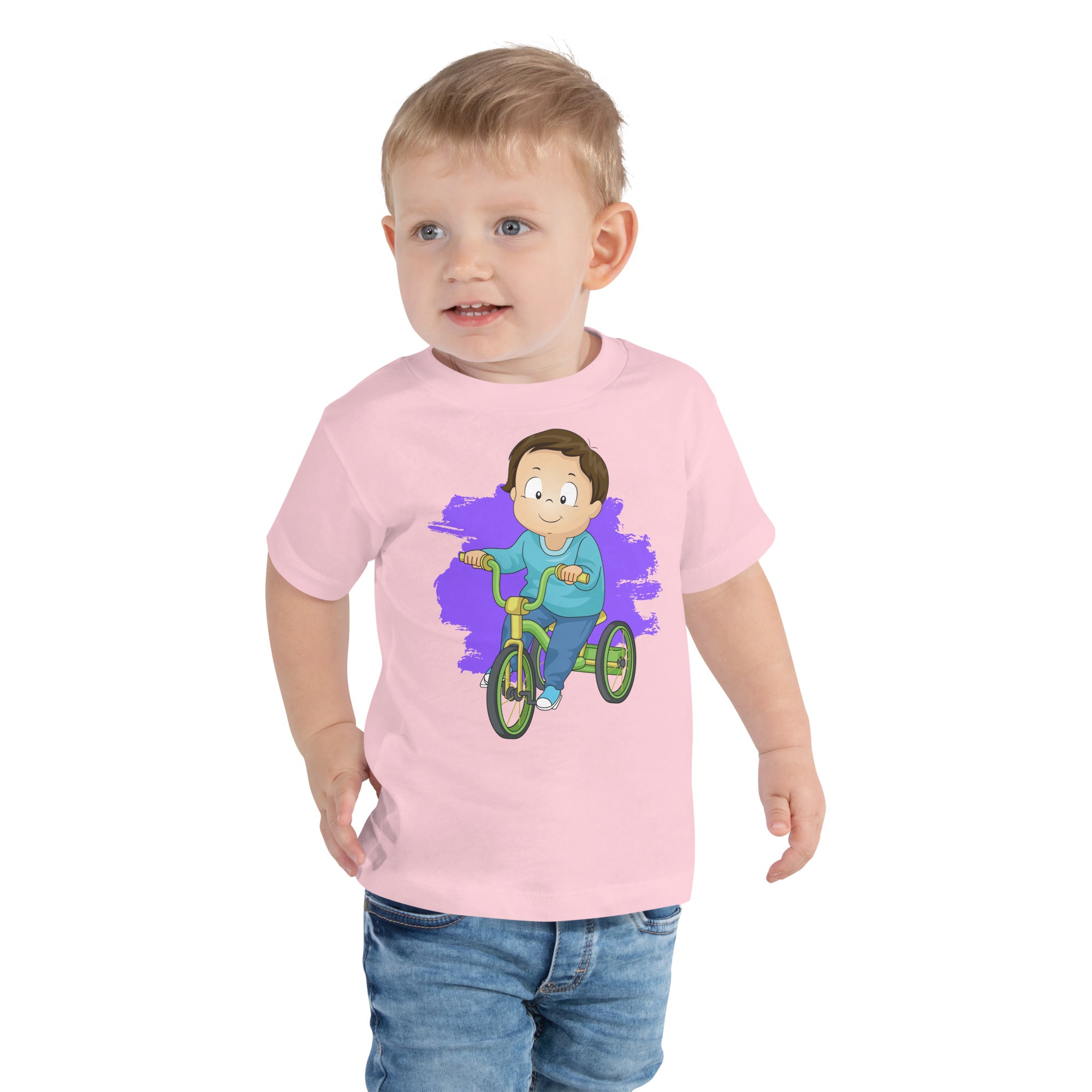 Camiseta de manga corta para niños pequeños - Trike (Colores)