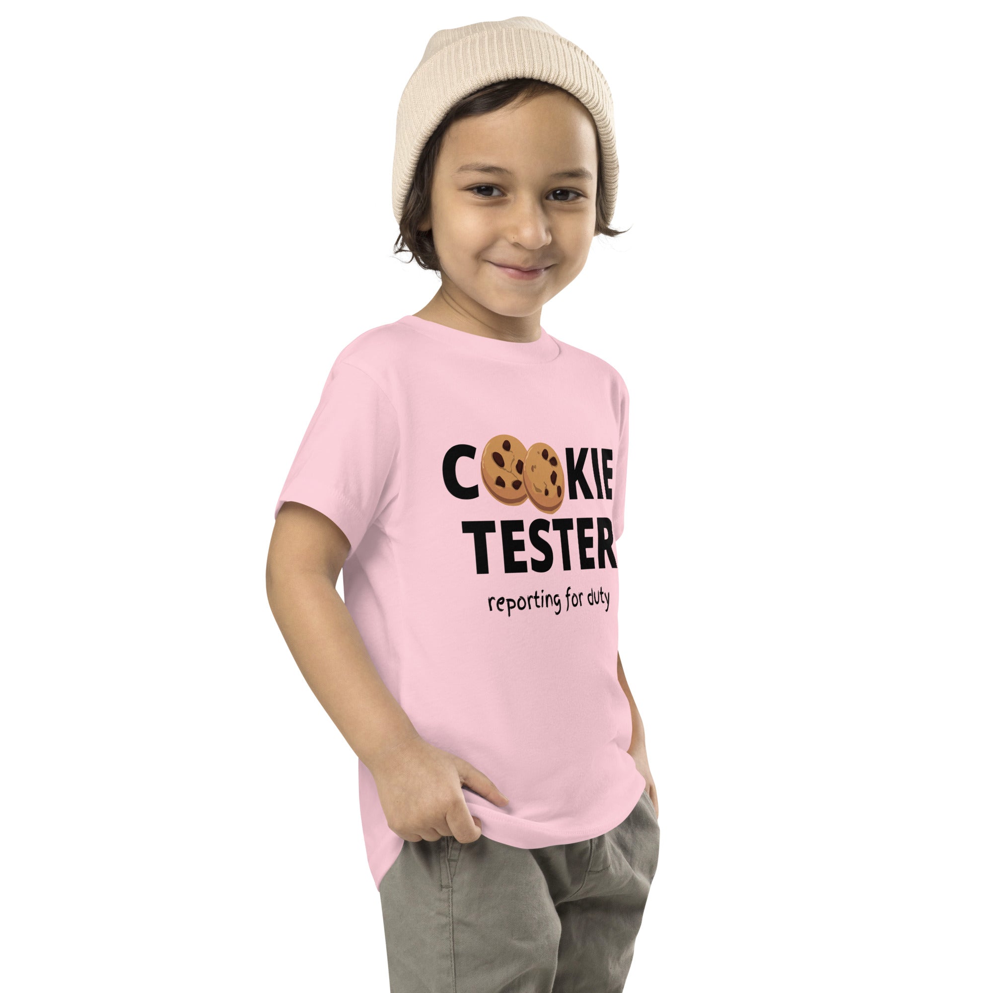 Toddler Short Sleeve Tee - Cookie Tester (Colors)