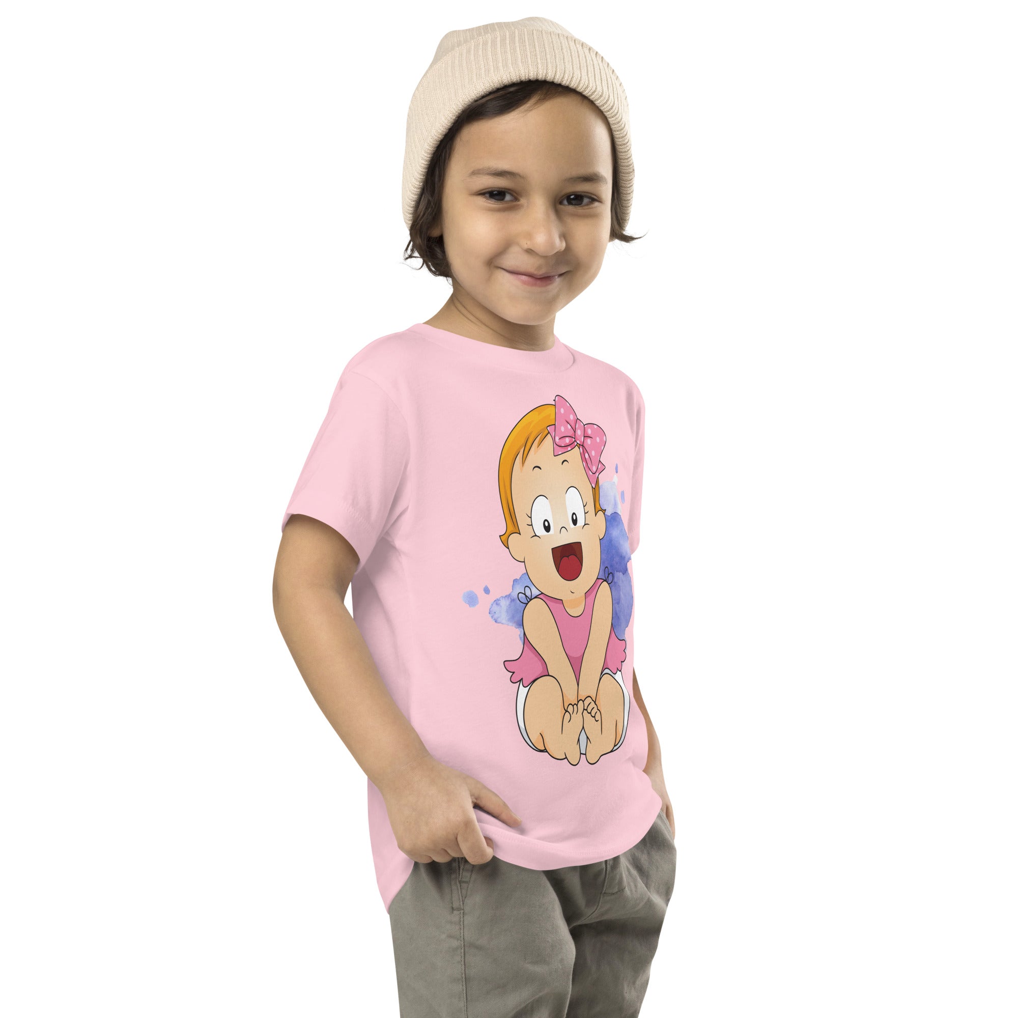 Toddler Short Sleeve Tee - Cutie (Colors)