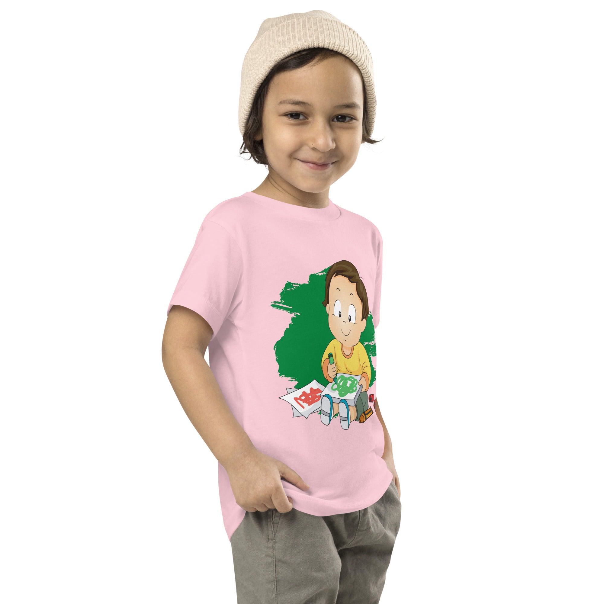 Toddler Short Sleeve Tee - Doodles (Colors)