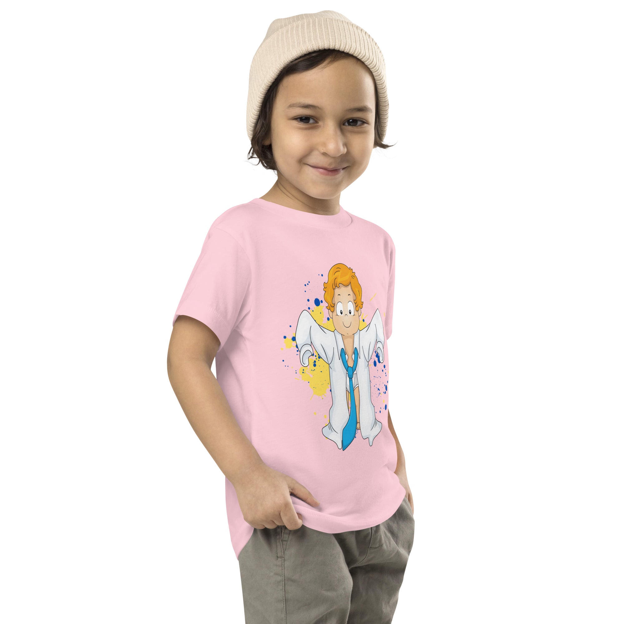 Camiseta de manga corta para niños pequeños - Just Like Dad (Colores)