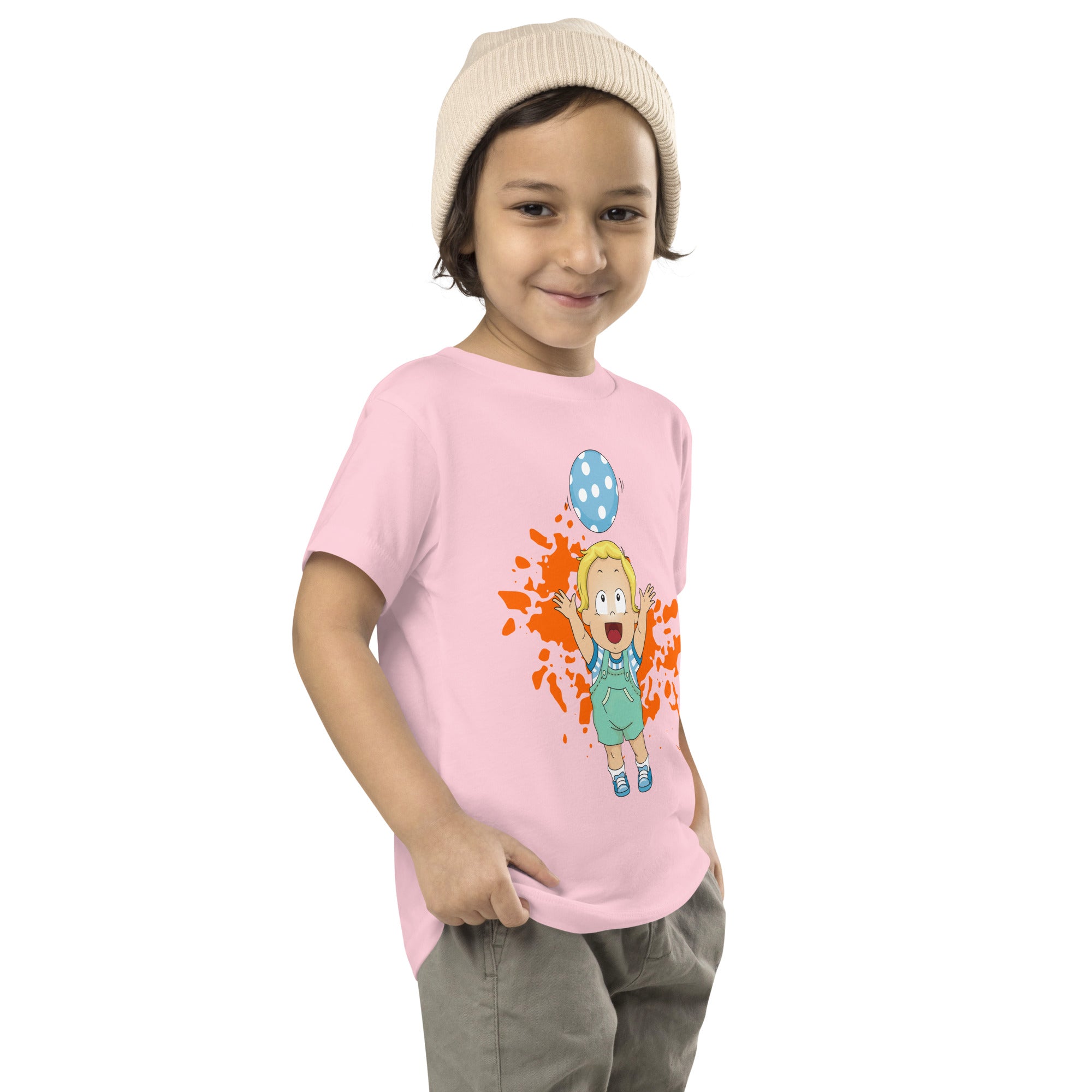 Toddler Short Sleeve Tee - Play Ball (Colors)