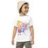 Camiseta de manga corta para niños pequeños - ABC123 (Blanco)