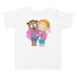 Toddler Short Sleeve Tee - Besties (White)