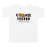 Toddler Short Sleeve Tee - Cookie Tester (White)