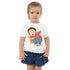 Toddler Short Sleeve Tee - Jump (White)