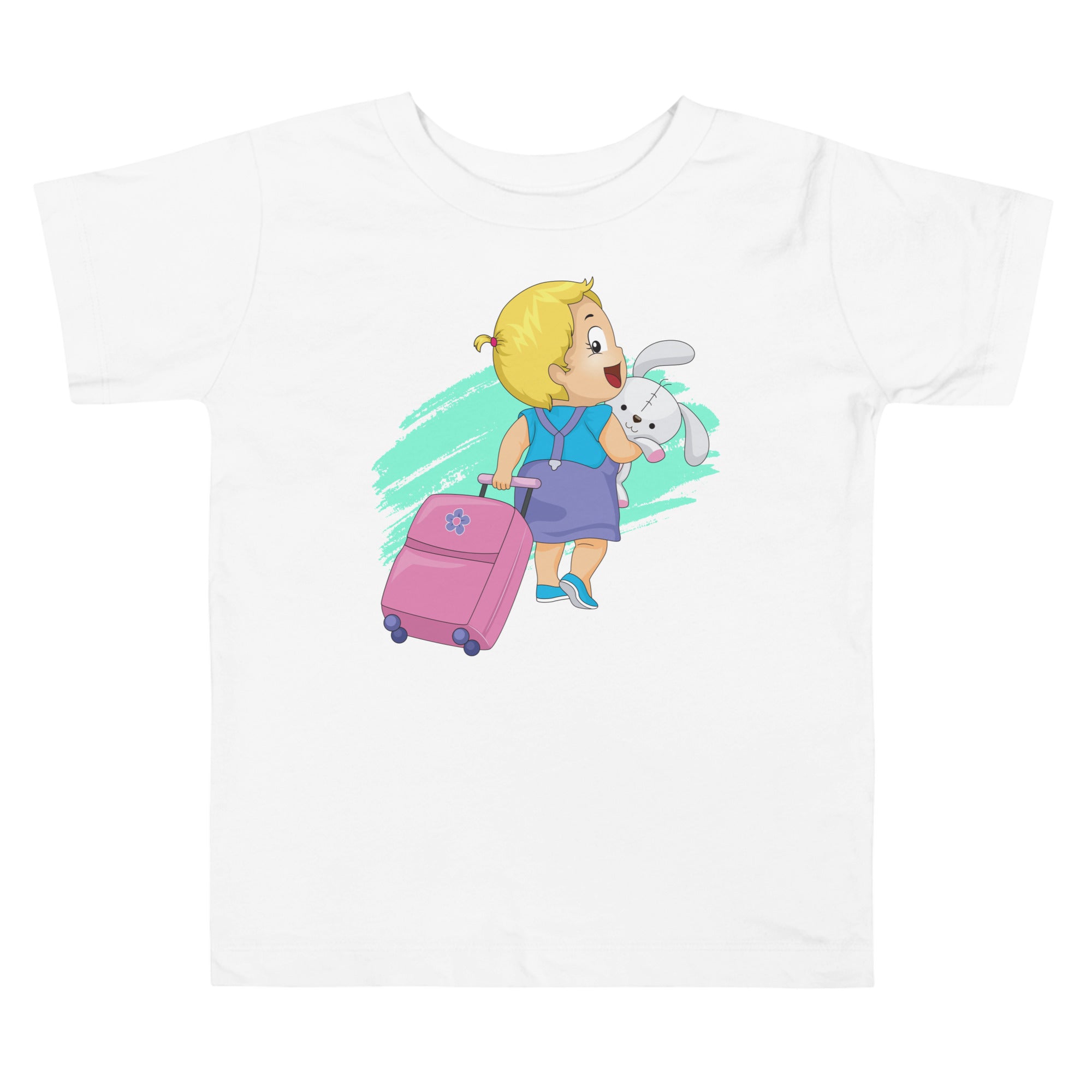 Toddler Short Sleeve Tee - Off to Grandma's (White)