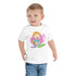 Toddler Short Sleeve Tee - Shapes (White)