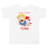 Toddler Short Sleeve Tee - Trouble (White)