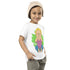 Toddler Short Sleeve Tee - Peekaboo (White)