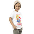 Toddler Short Sleeve Tee - Trouble (White)