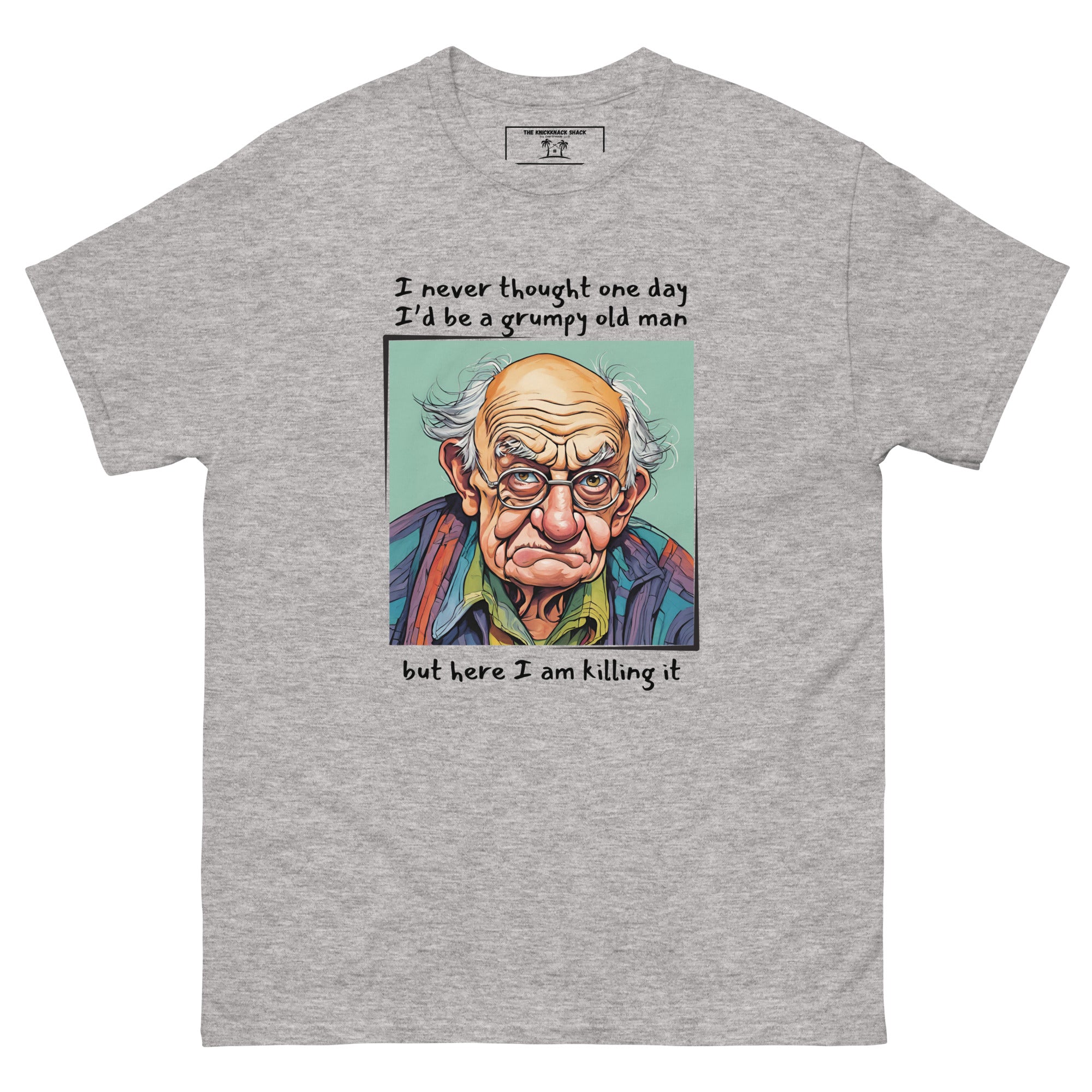 Classic Tee - Grumpy Old Man (Light Colors)