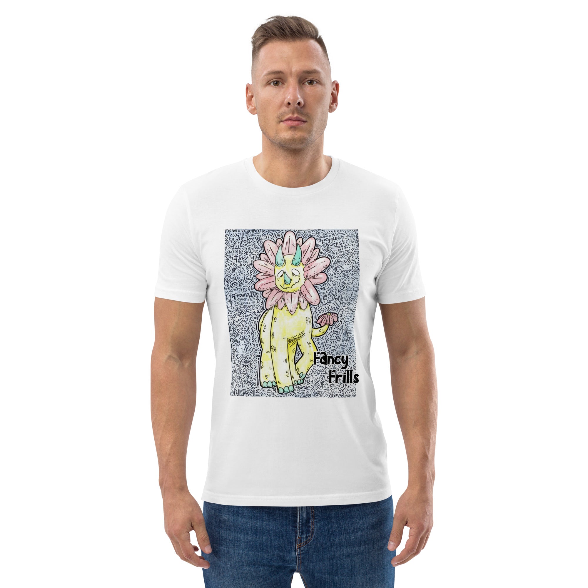 Organic Cotton T-Shirt - Triceratops