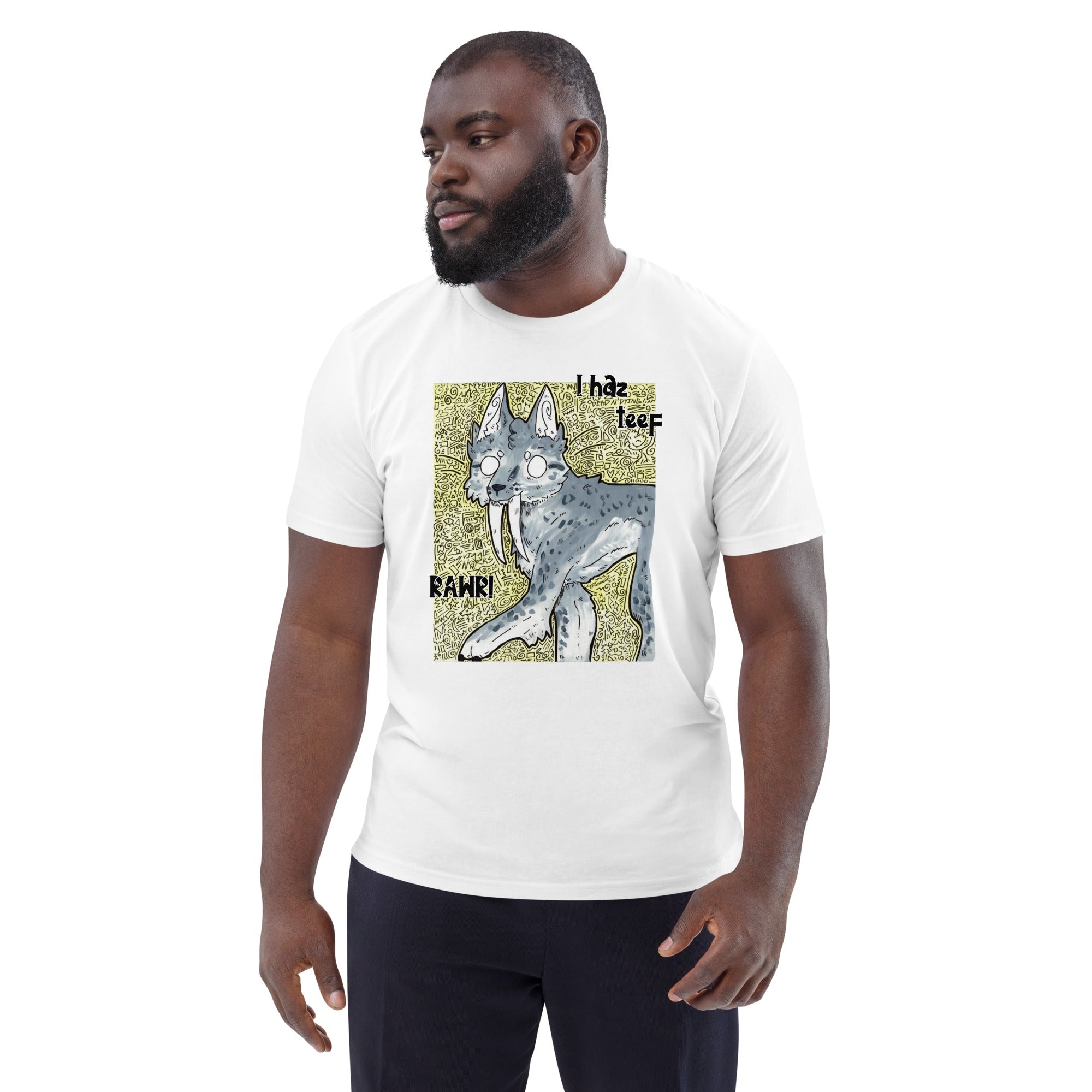 Organic Cotton T-Shirt - Sabertooth