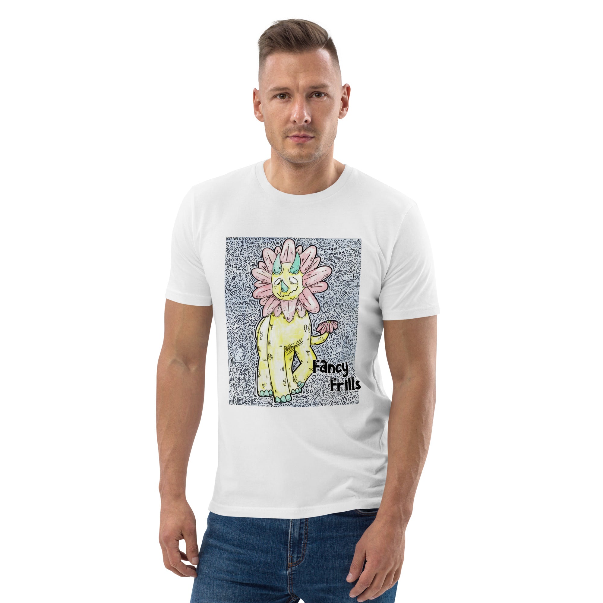 Organic Cotton T-Shirt - Triceratops