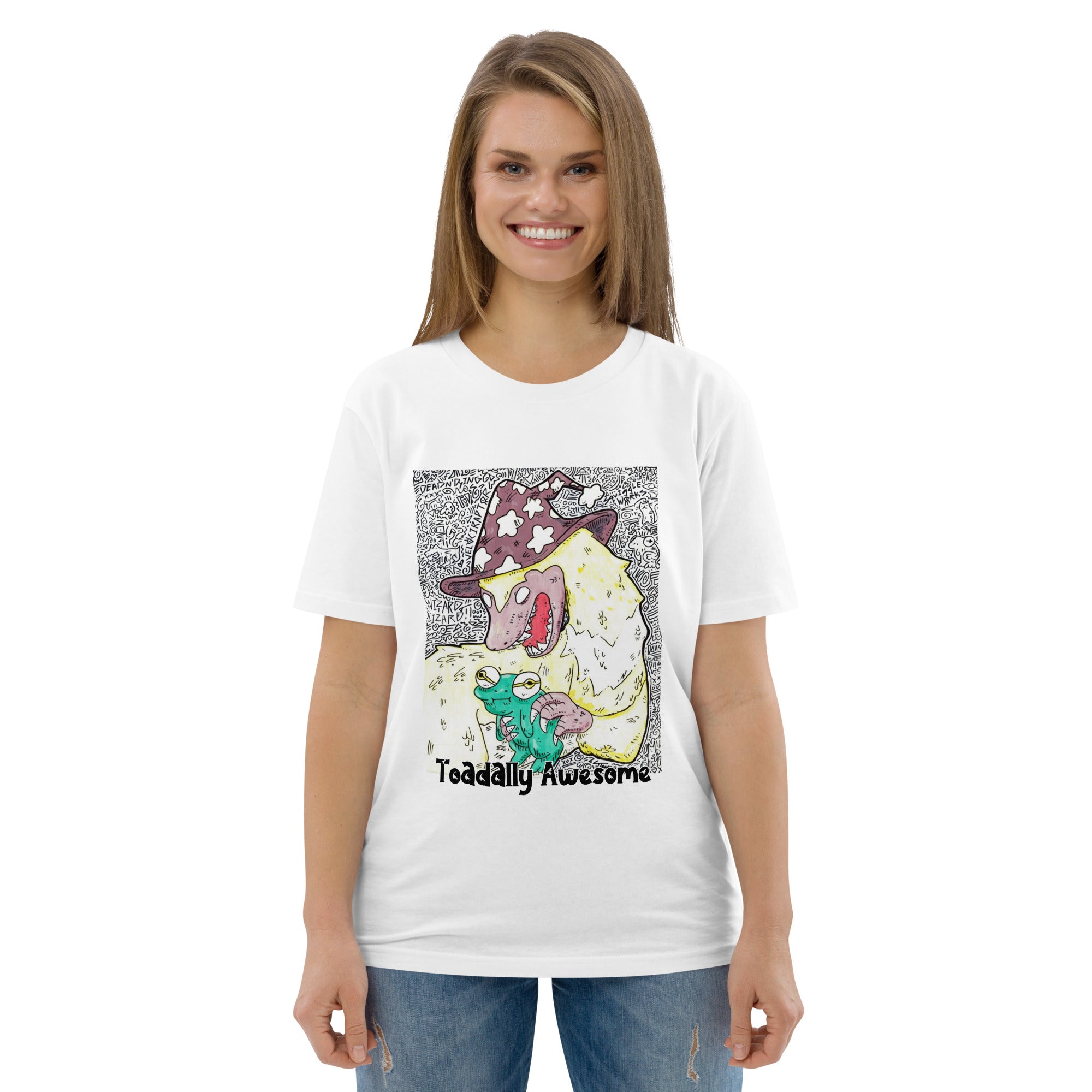 Organic Cotton T-Shirt - Wizard Lizard