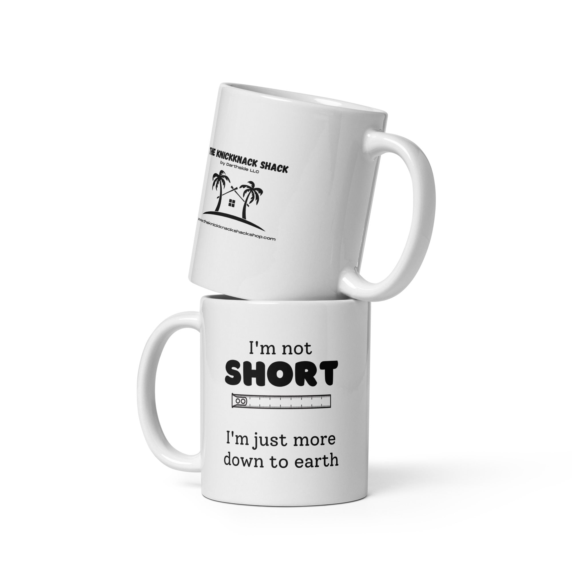 White Glossy Mug - Not Short (R-Handed)