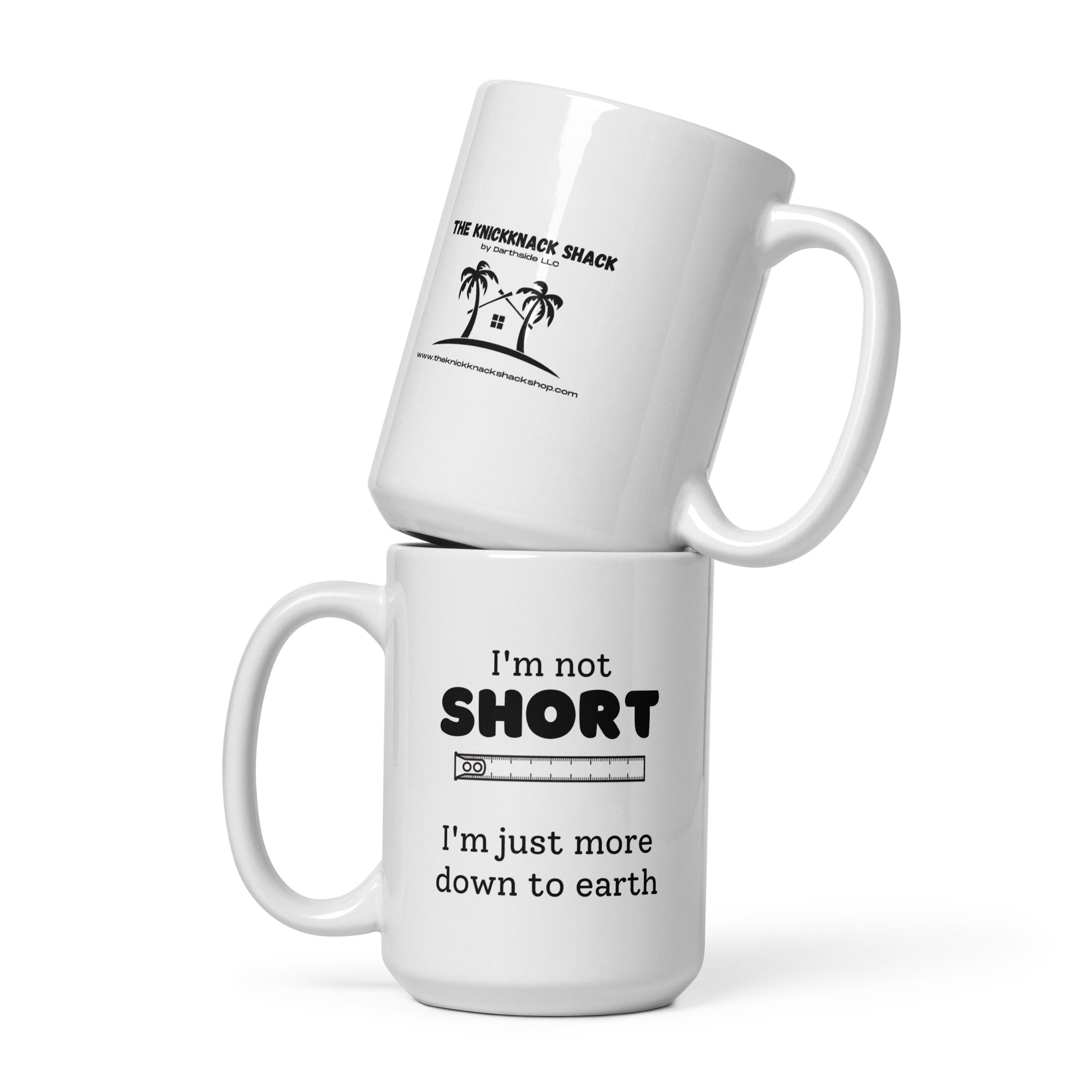 White Glossy Mug - Not Short (R-Handed)