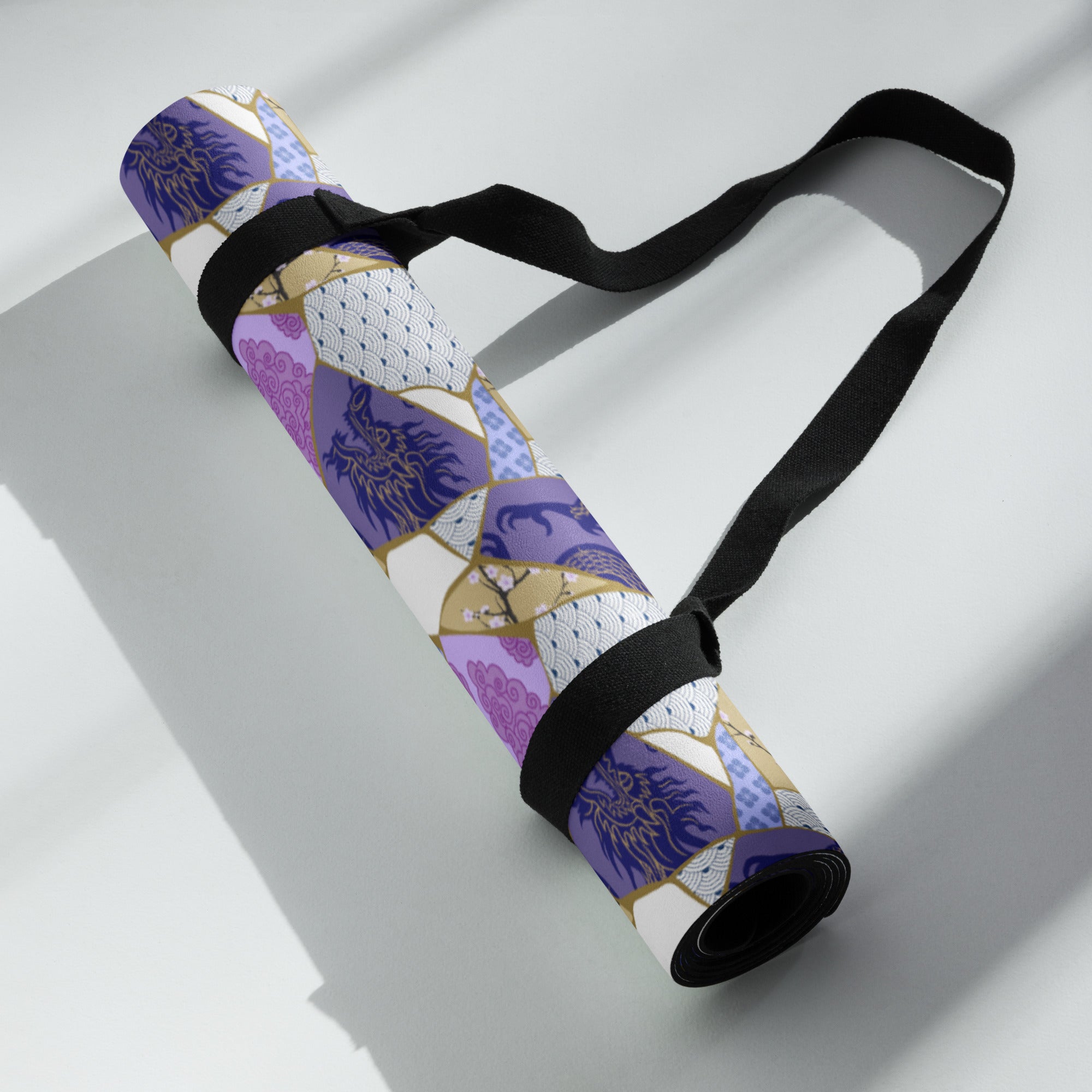 3mm Yoga Mat with Carrying Strap - Scraps of Silk