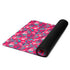 3mm Yoga Mat with Carrying Strap - Geometric Neon in Berry