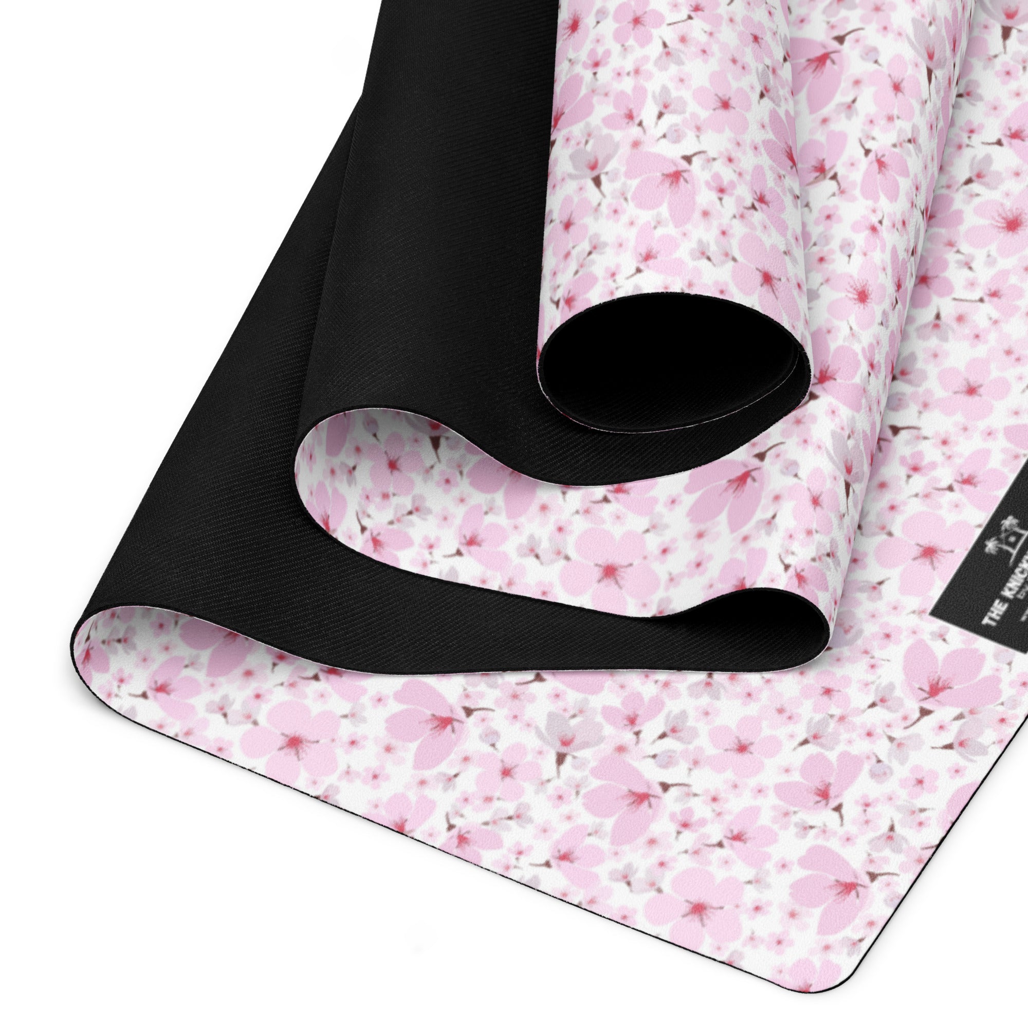 3mm Yoga Mat with Carrying Strap - Cherry Blossoms