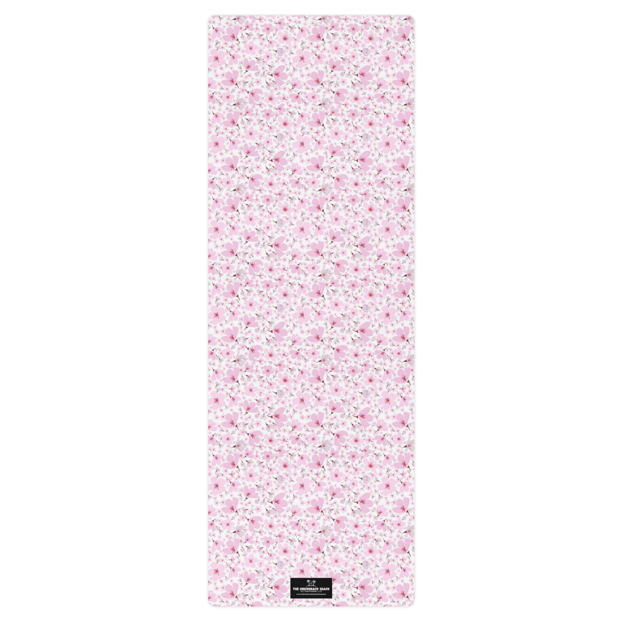 3mm Yoga Mat with Carrying Strap - Cherry Blossoms