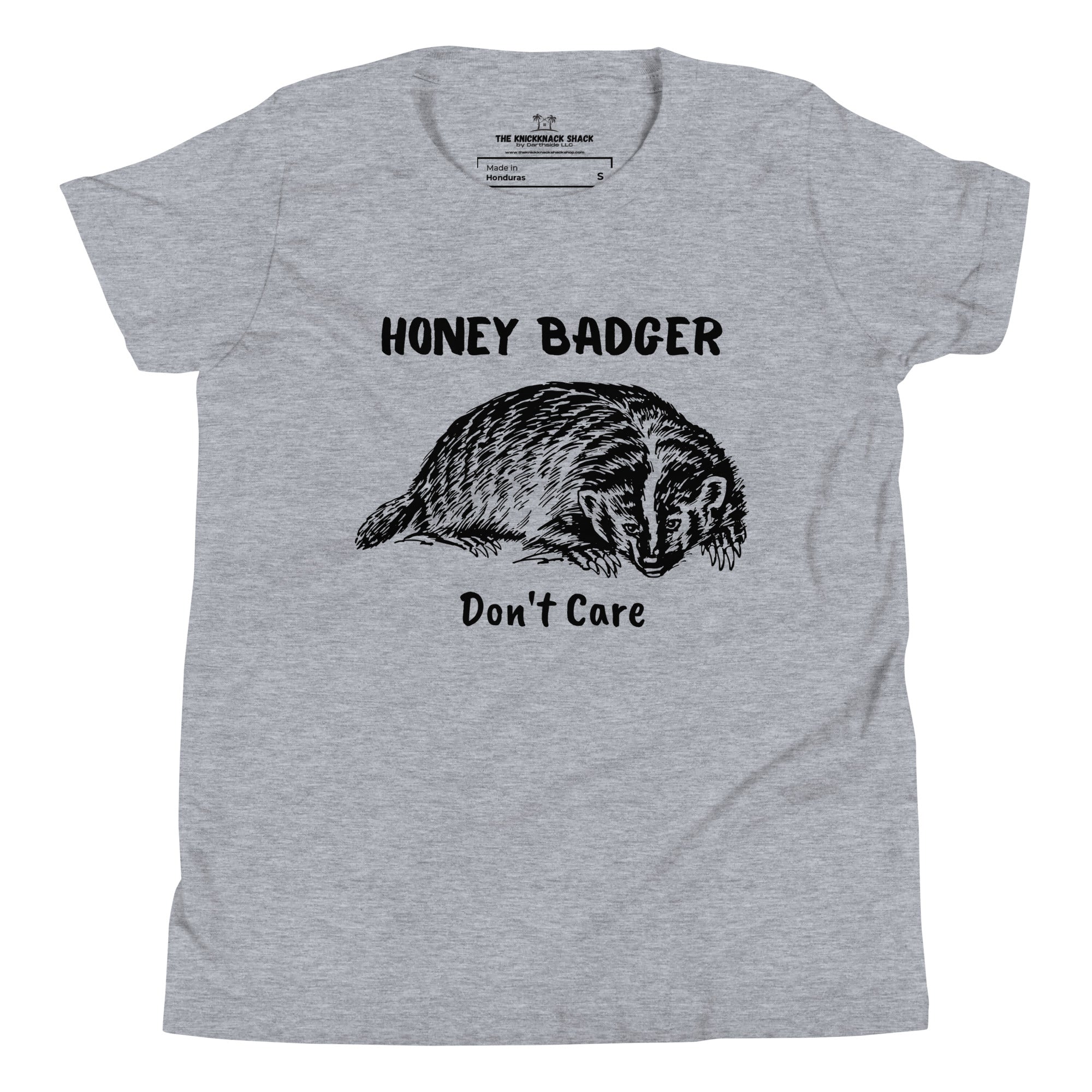 Youth T-Shirt - Honey Badger (Light Colors)
