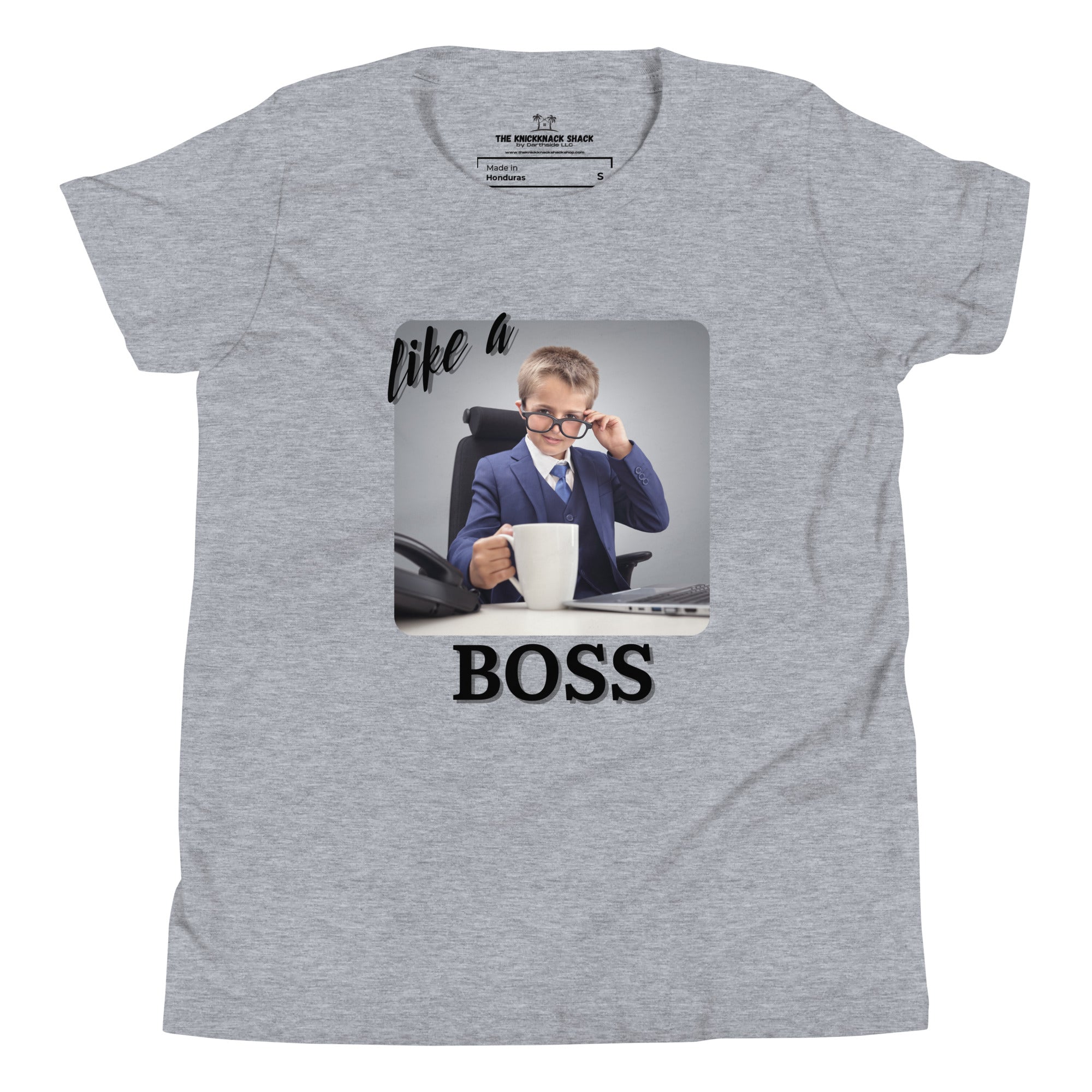 T-shirt jeunesse - Like A Boss (couleurs claires)