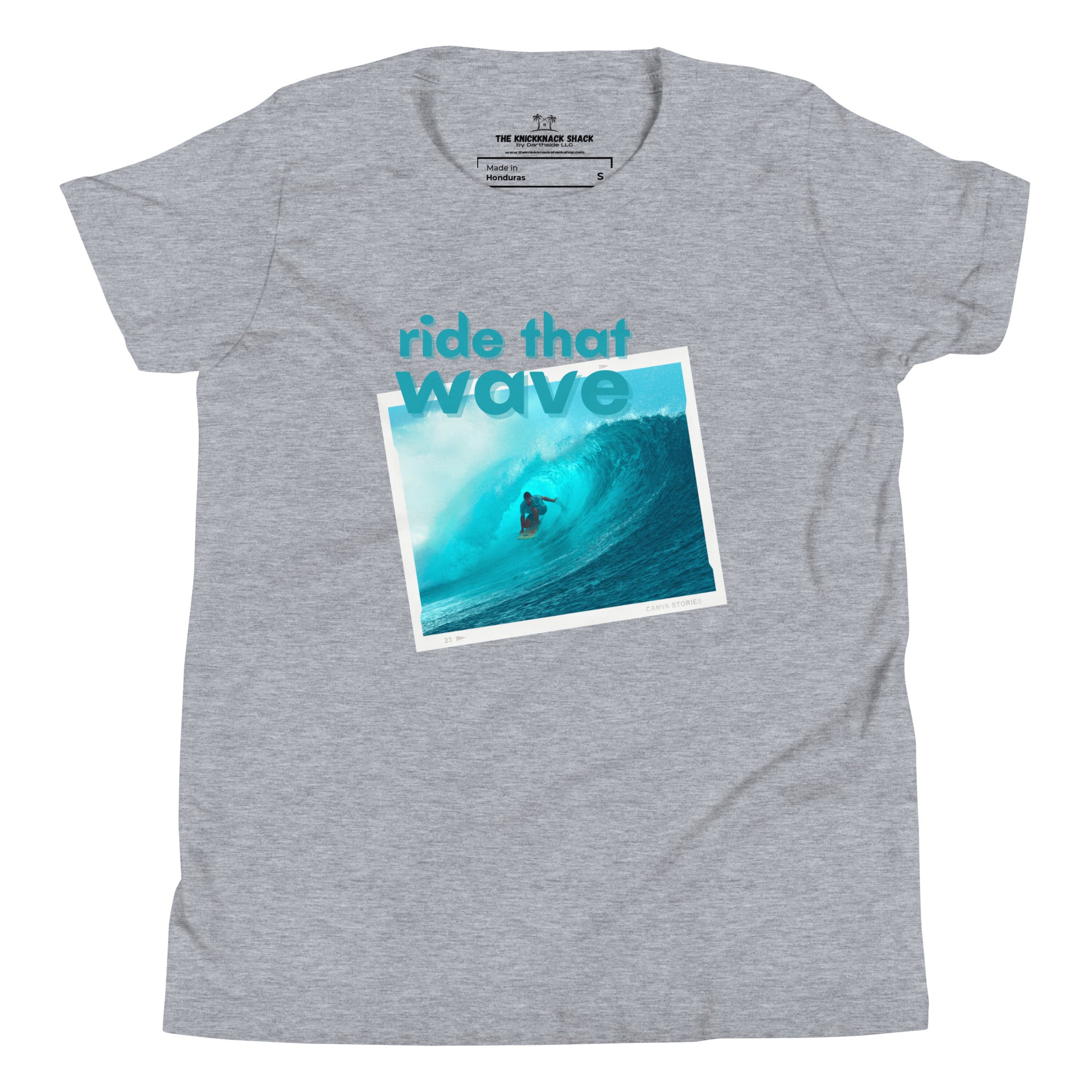 Youth T-Shirt - Ride That Wave (Light Colors)