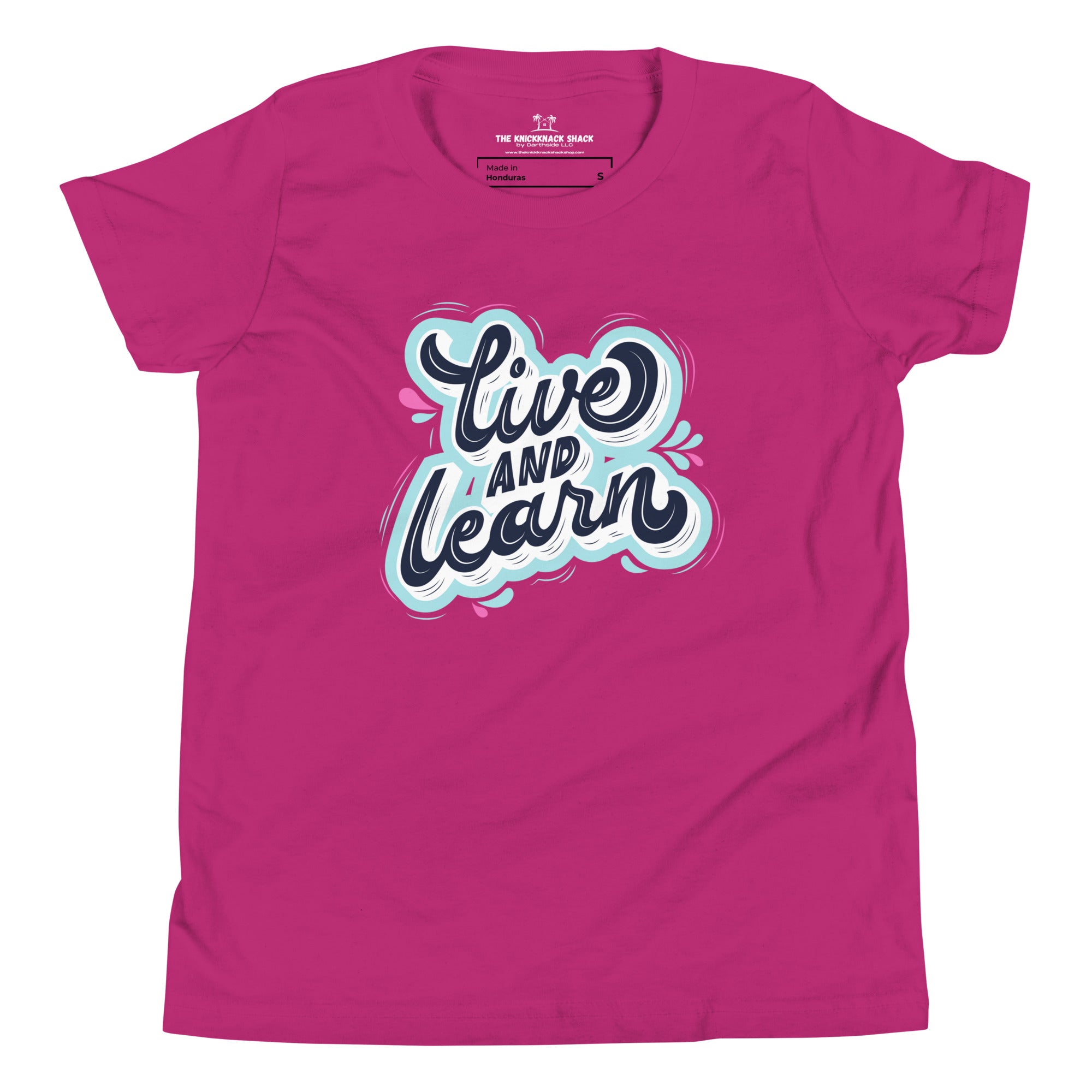 Youth T-Shirt - Live and Learn (Dark Colors)