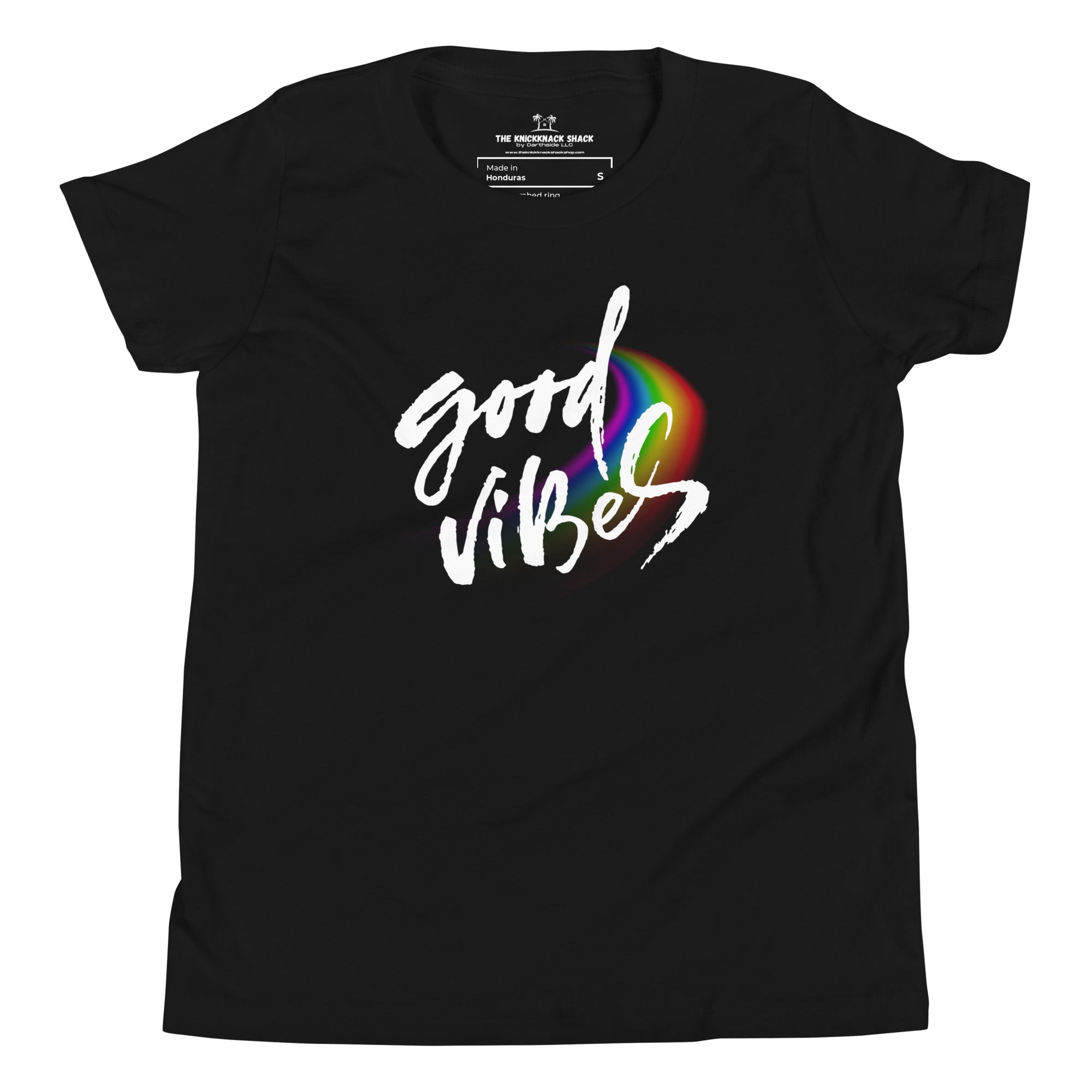 Camiseta Juvenil - Good Vibes (Colores Oscuros)