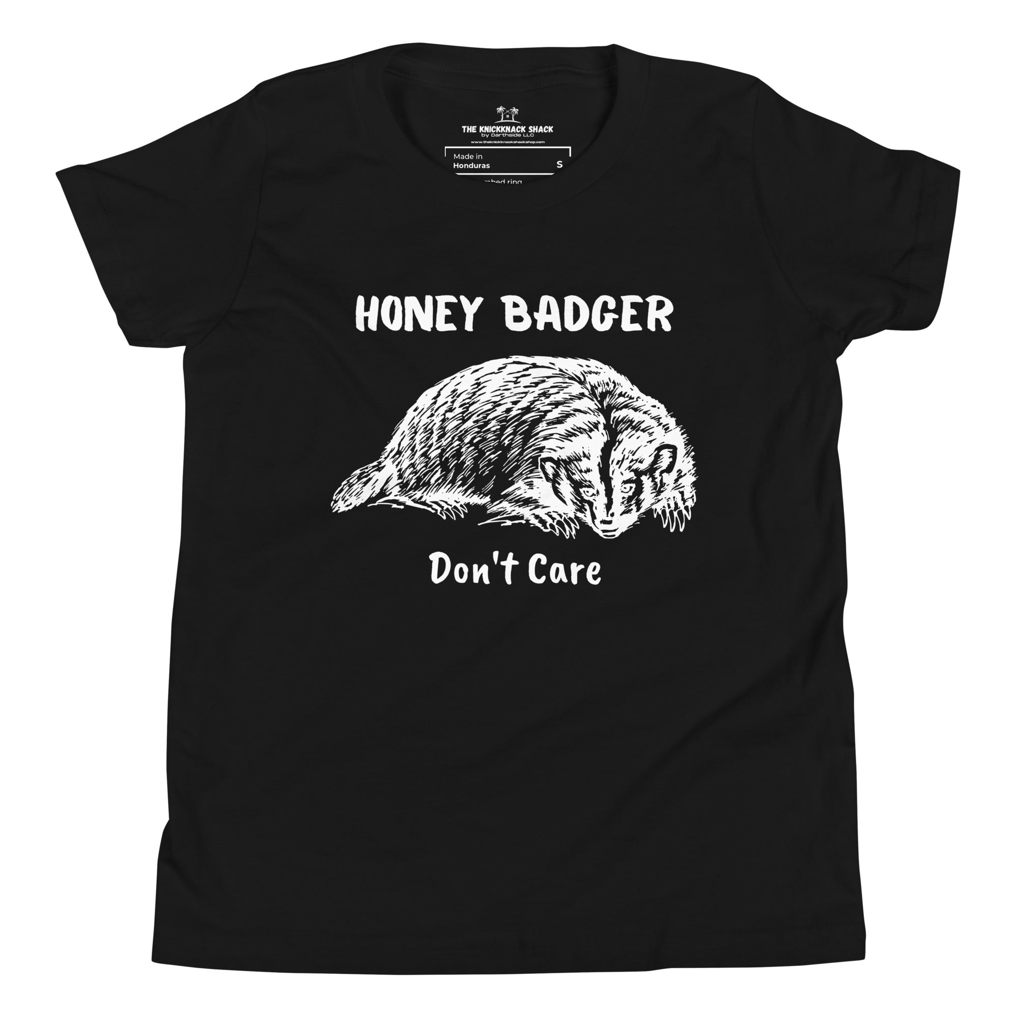 T-shirt jeunesse - Honey Badger (couleurs foncées)