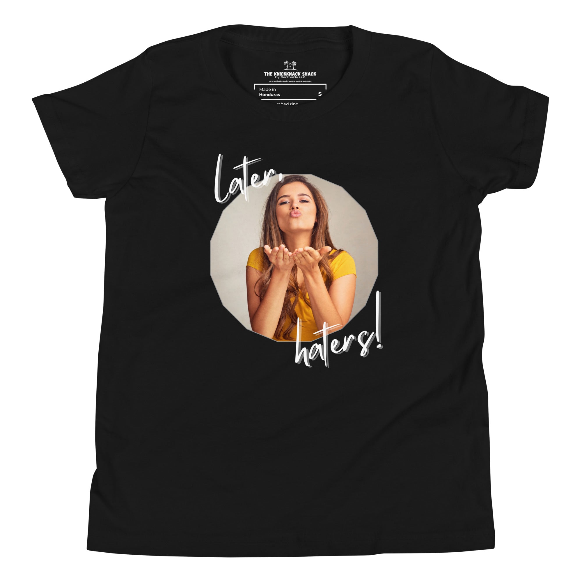 Camiseta Juvenil - Later Haters (Colores Oscuros)