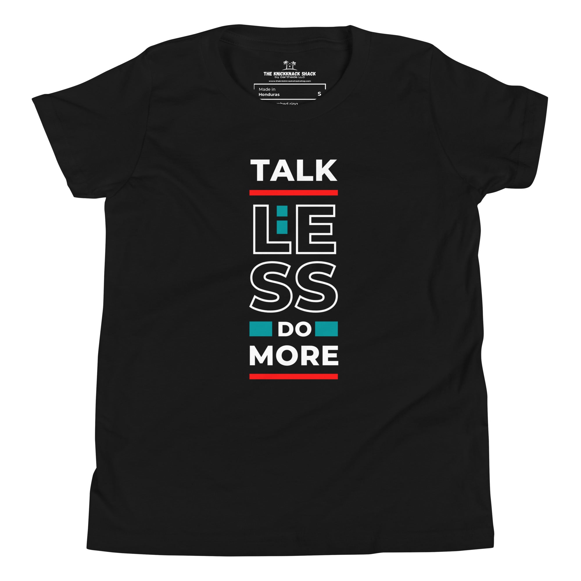 Camiseta Juvenil - Talk Less (Colores Oscuros)