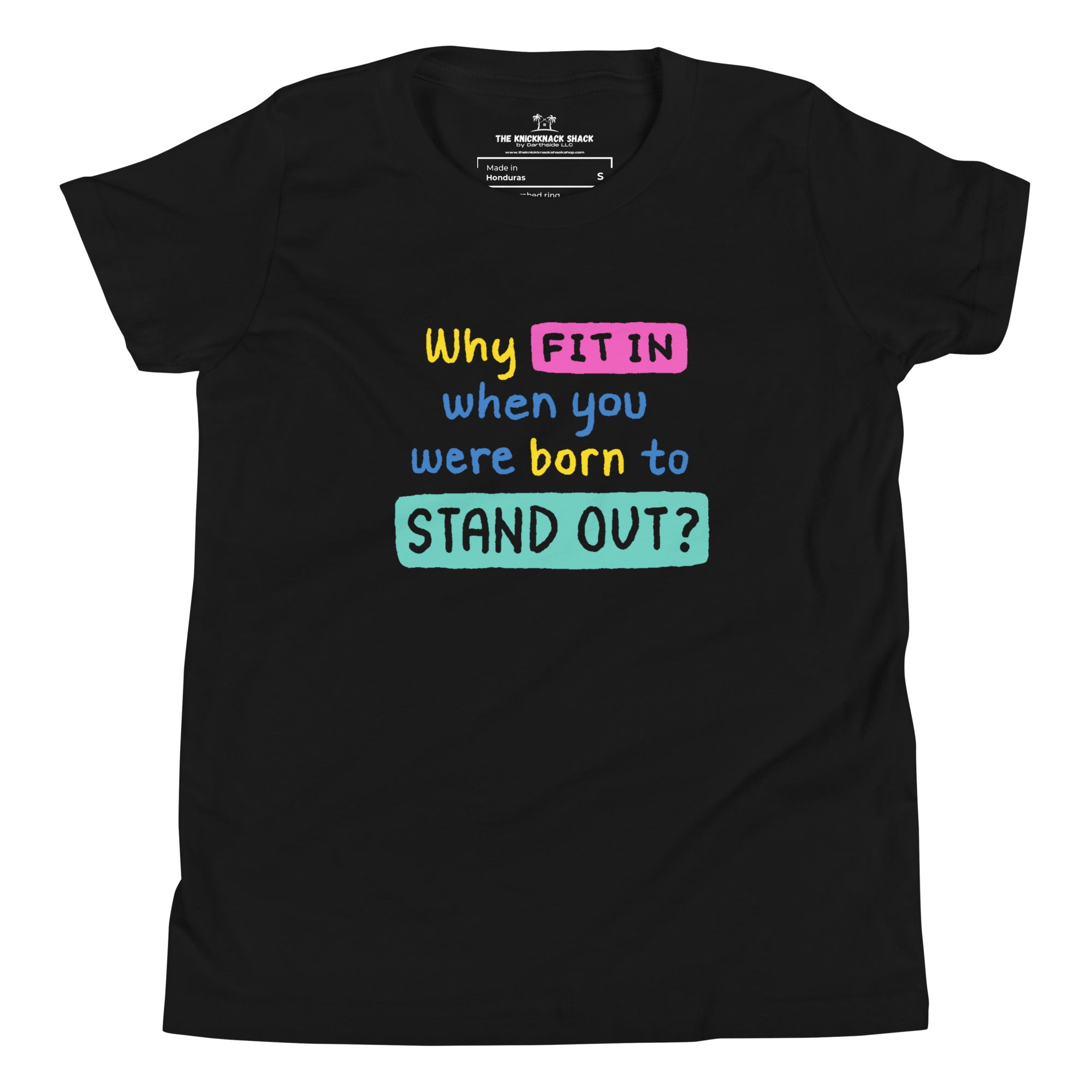 T-shirt pour jeunes - Pourquoi s'intégrer (couleurs foncées)