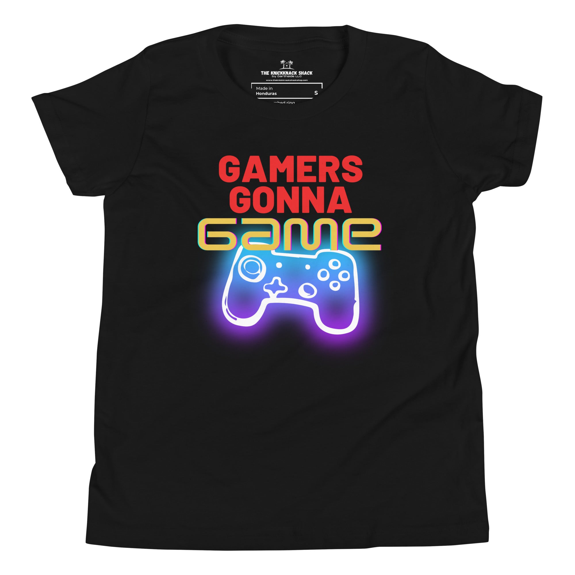 T-shirt jeunesse - Gamers Gonna Game (couleurs foncées)