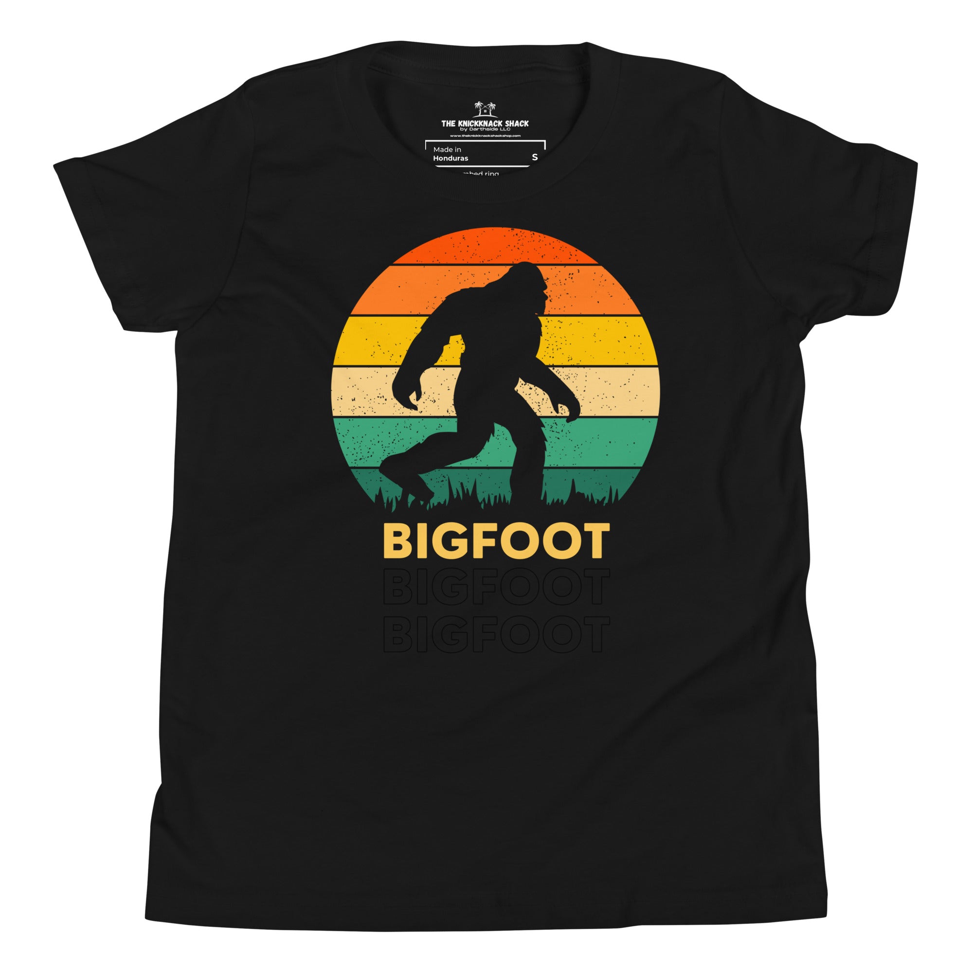 T-Shirt Jeunesse - Bigfoot (Couleurs Foncées)