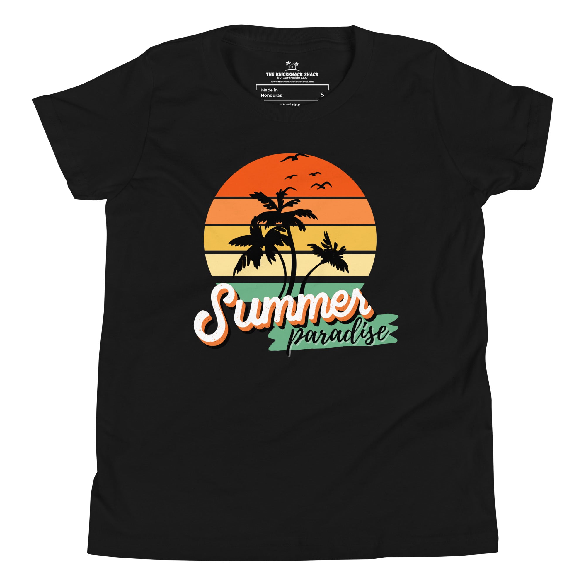 Camiseta Juvenil - Summer Paradise (Colores Oscuros)