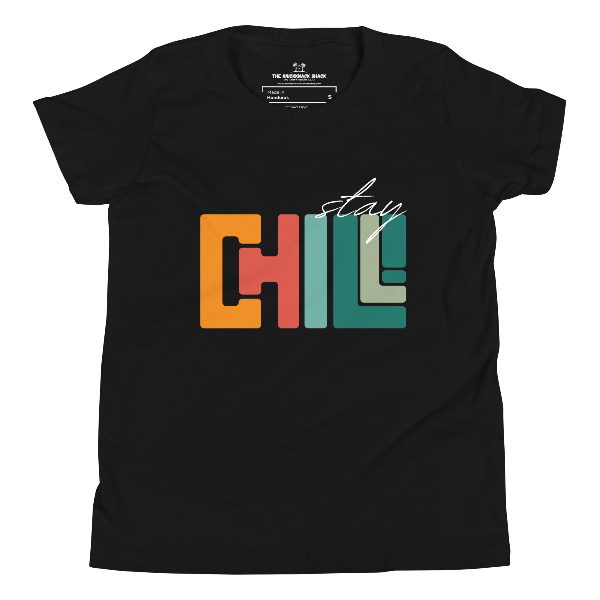 Camiseta juvenil - Stay Chill (colores oscuros)